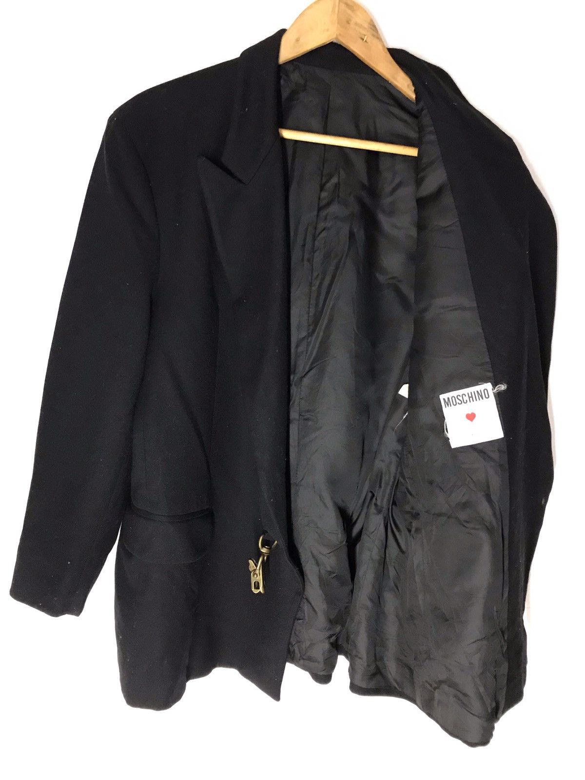 Moschino Vintage Moschino Milano Cashmere Blazer Coat Size US L / EU 52-54 / 3 - 6 Thumbnail