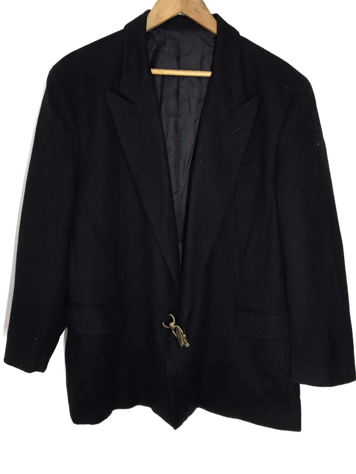Moschino Vintage Moschino Milano Cashmere Blazer Coat Size US L / EU 52-54 / 3 - 1 Thumbnail