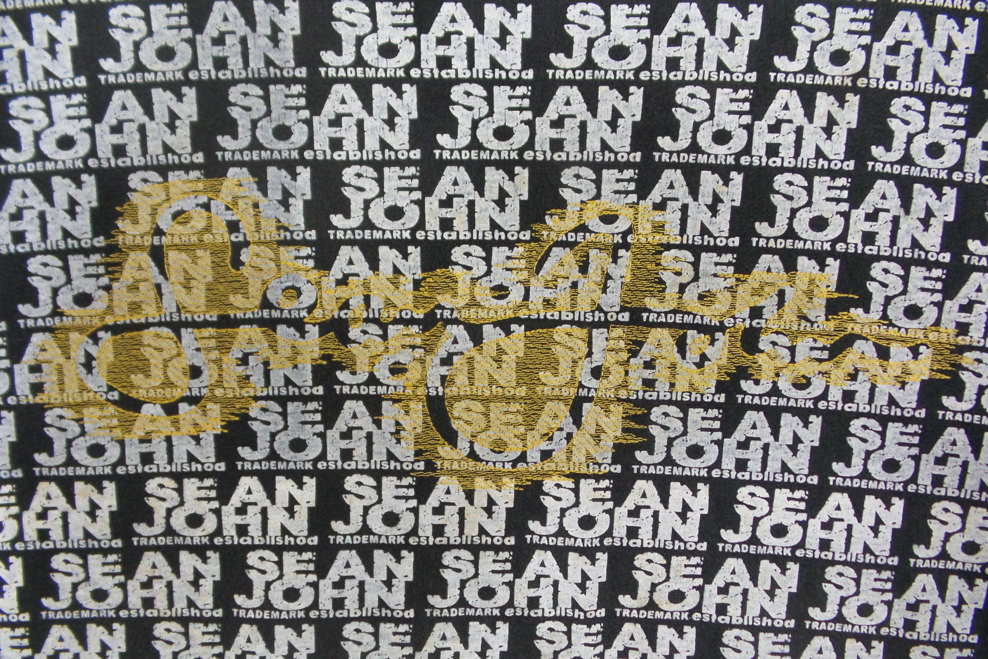 Designer × Rap Tees × Sean John Sean John Over Print Big Spellout T-shirts Size US XL / EU 56 / 4 - 4 Thumbnail