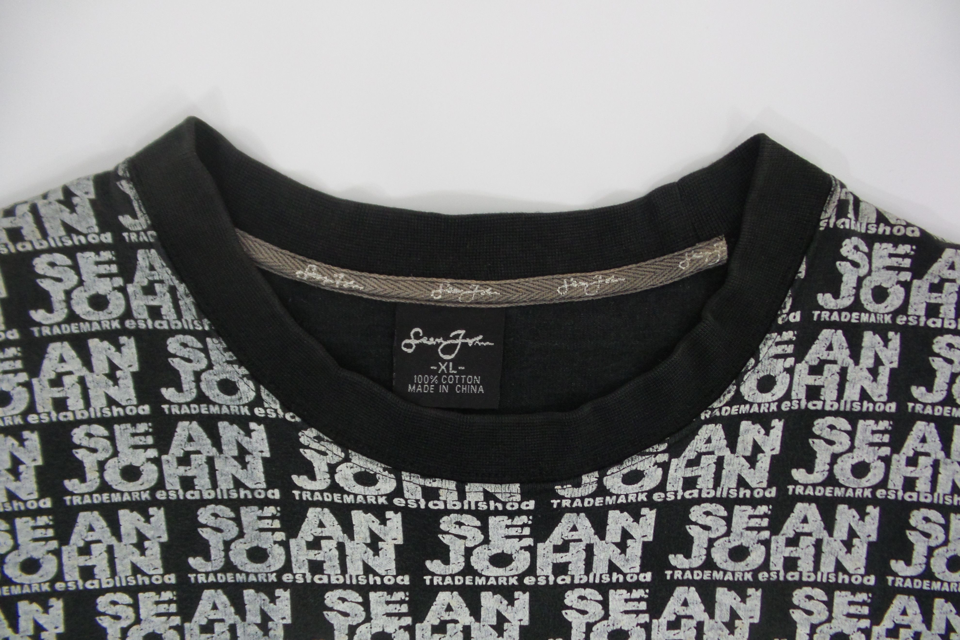 Designer × Rap Tees × Sean John Sean John Over Print Big Spellout T-shirts Size US XL / EU 56 / 4 - 2 Thumbnail