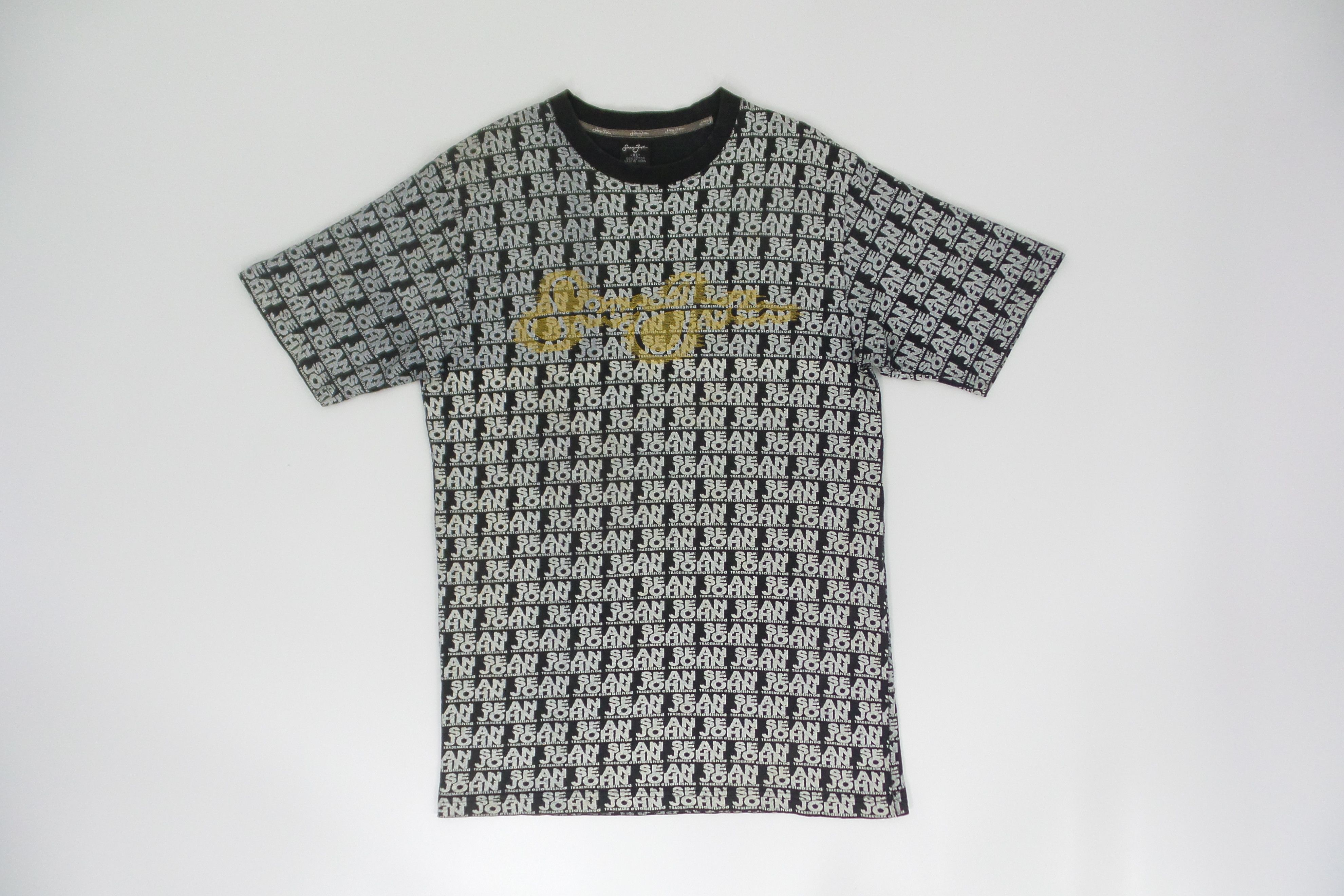 Designer × Rap Tees × Sean John Sean John Over Print Big Spellout T-shirts Size US XL / EU 56 / 4 - 1 Thumbnail