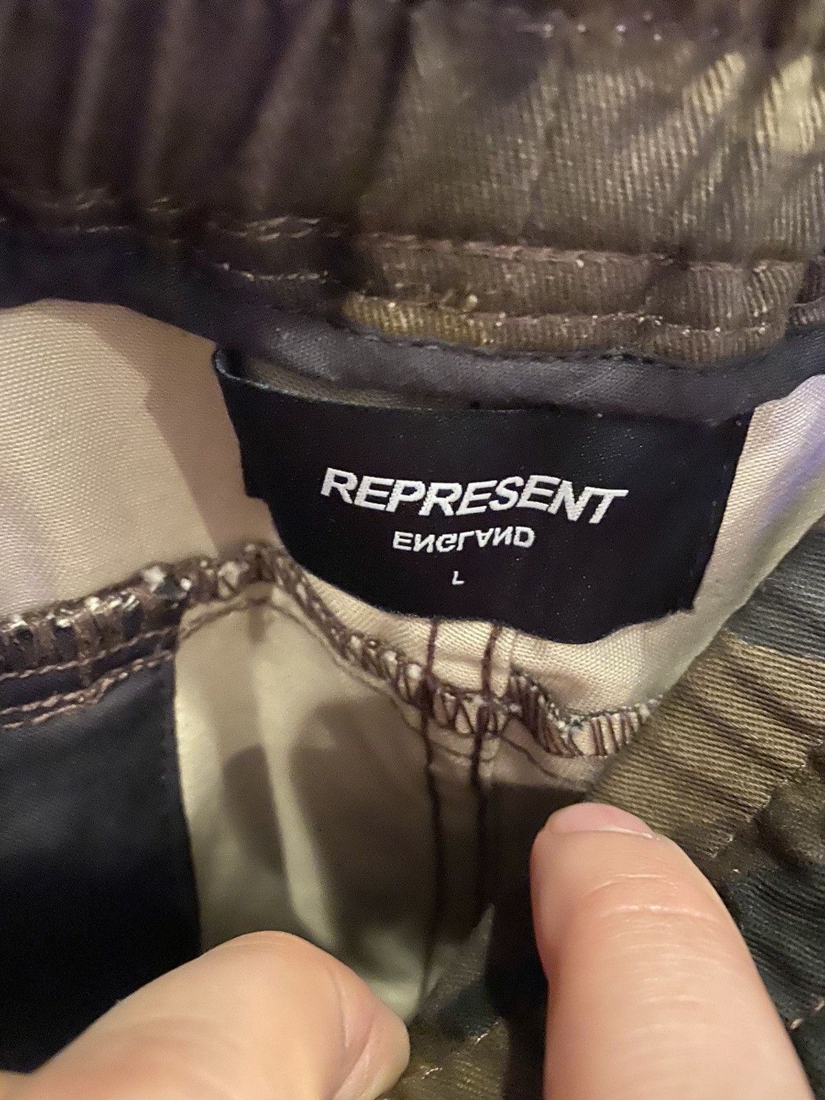 Represent Clo. REPRESENT MILITARY SHORTS - BROWN CAMO Size US 36 / EU 52 - 2 Thumbnail