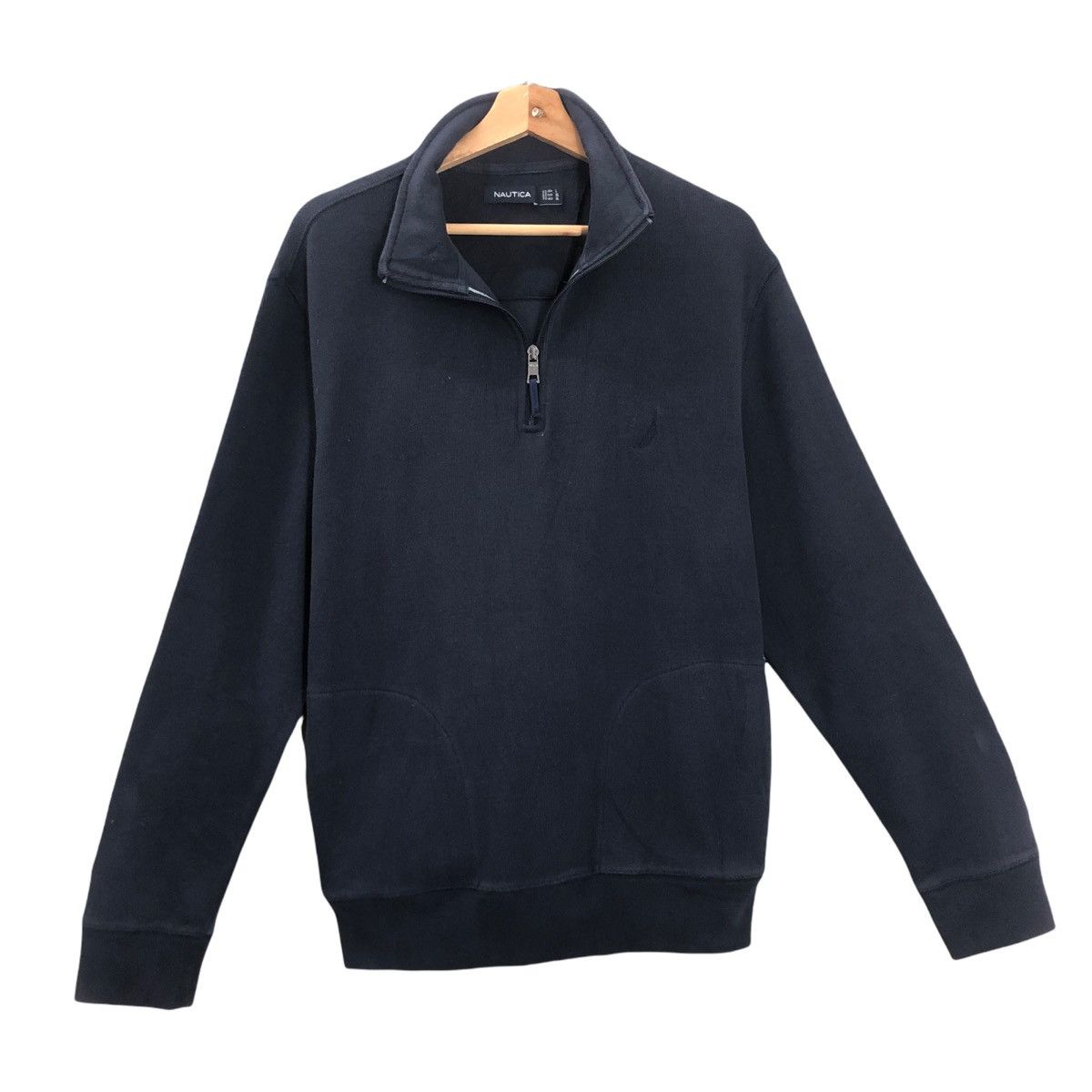 Vintage 90s Nautica Halfzip Sweatshirt Size M