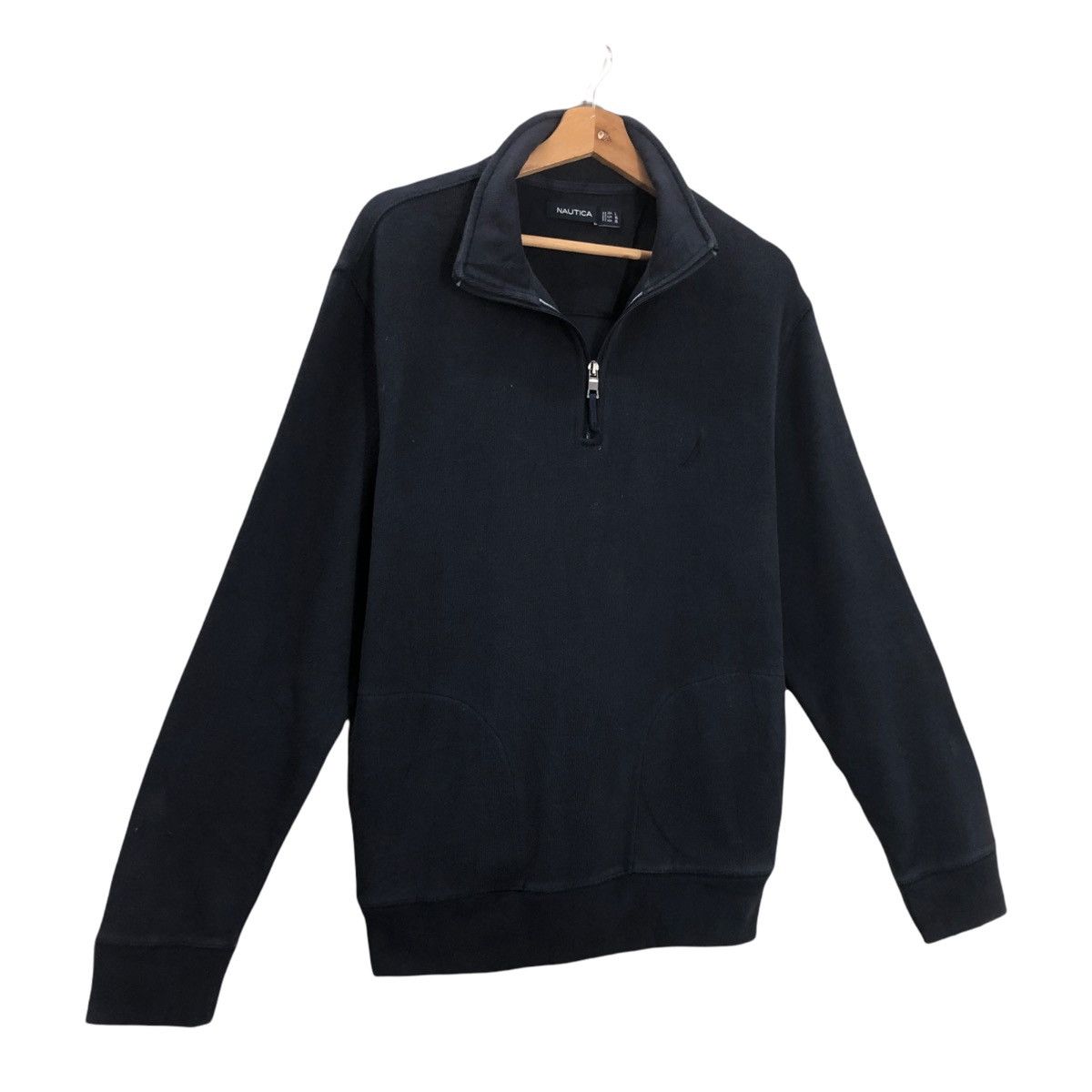 Nautica Vintage 90s Nautica Halfzip Sweatshirt Size M Size US M / EU 48-50 / 2 - 2 Thumbnail