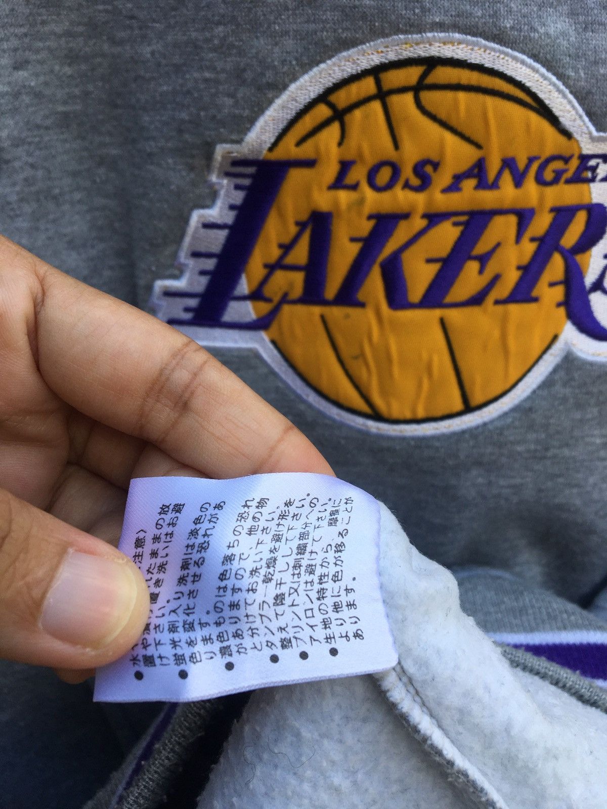 NBA Vintage LA Lakers NBA Varsity Jacket / Sweater Size US L / EU 52-54 / 3 - 7 Thumbnail