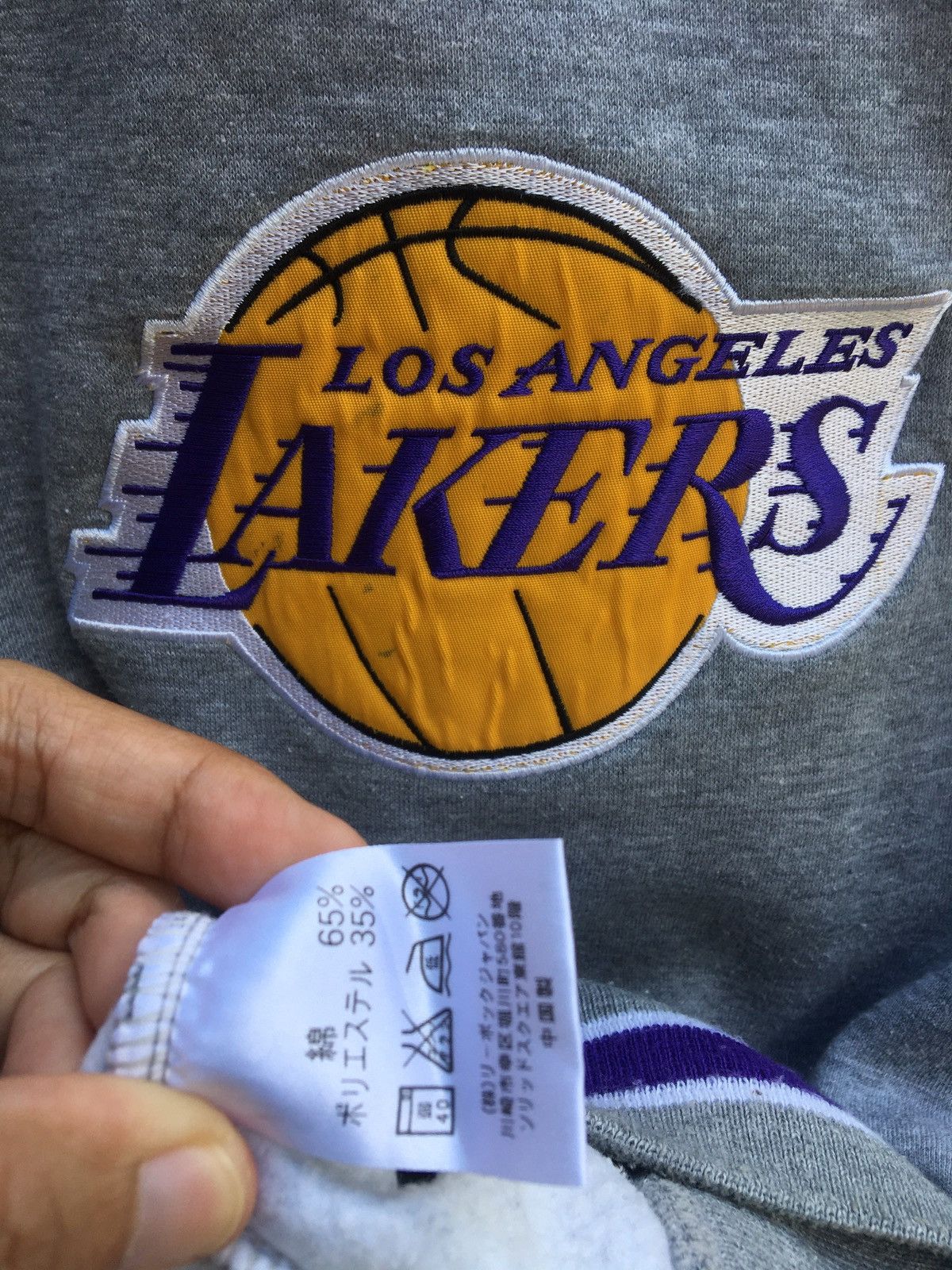 NBA Vintage LA Lakers NBA Varsity Jacket / Sweater Size US L / EU 52-54 / 3 - 8 Thumbnail