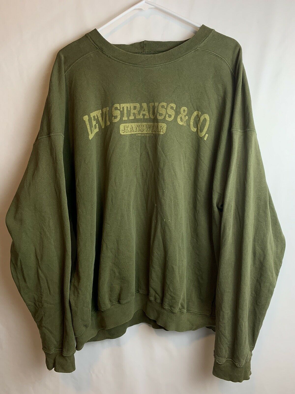 LEVI STRAUSS & CO. Jean Wear Brown Crewneck Size XL