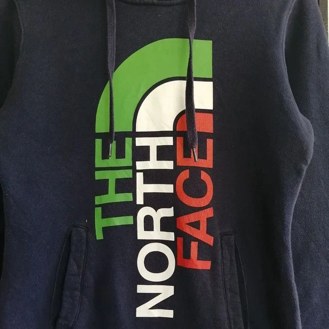 The North Face 💣OFFER Vtg THE NORTH FACE Big Logo Hoodie Size S / US 4 / IT 40 - 3 Thumbnail