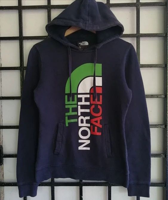 The North Face 💣OFFER Vtg THE NORTH FACE Big Logo Hoodie Size S / US 4 / IT 40 - 1 Thumbnail