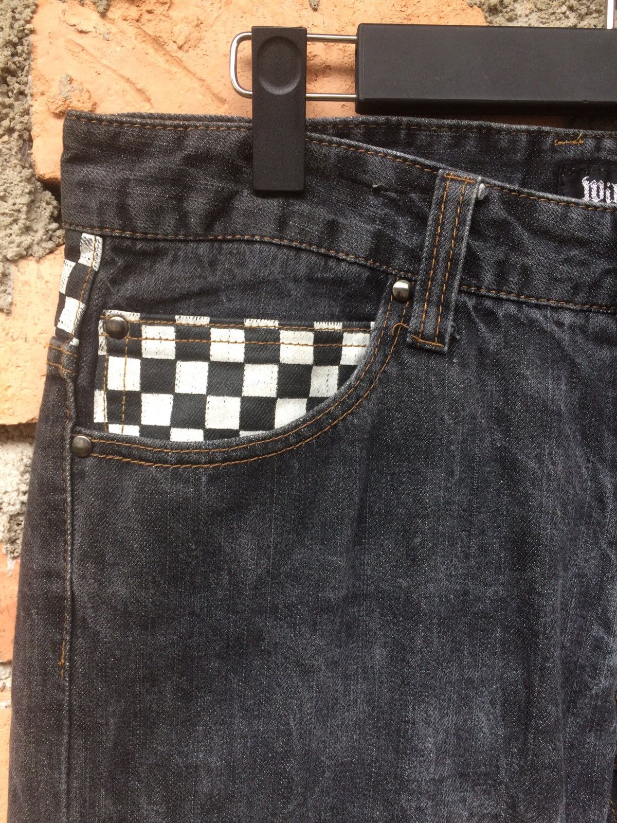 Japanese Brand Japanese Designer Wild Life Streatwear Style Denim Pant Size US 35 - 5 Thumbnail