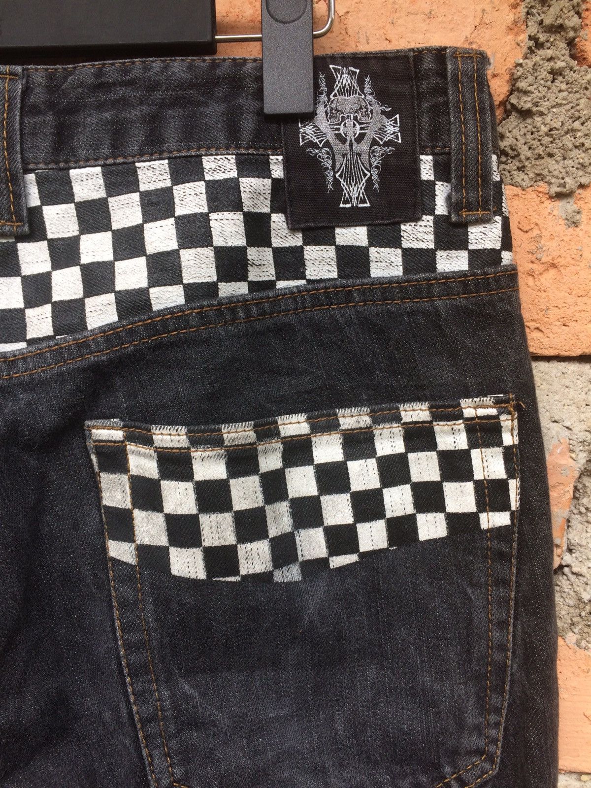 Japanese Brand Japanese Designer Wild Life Streatwear Style Denim Pant Size US 35 - 11 Thumbnail