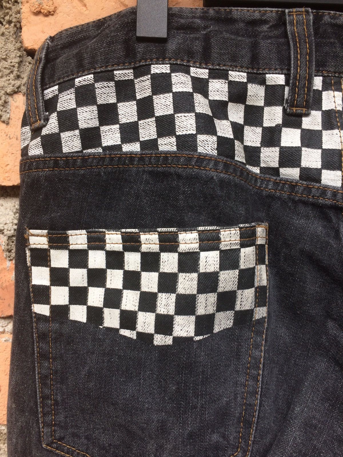 Japanese Brand Japanese Designer Wild Life Streatwear Style Denim Pant Size US 35 - 12 Thumbnail