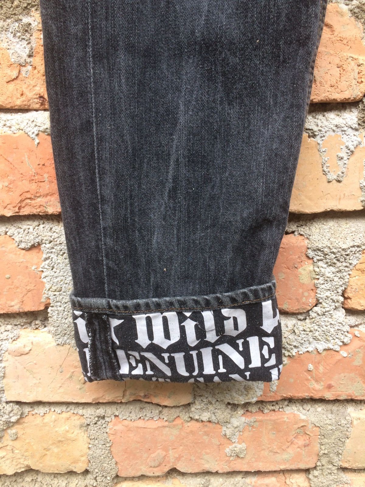 Japanese Brand Japanese Designer Wild Life Streatwear Style Denim Pant Size US 35 - 8 Thumbnail
