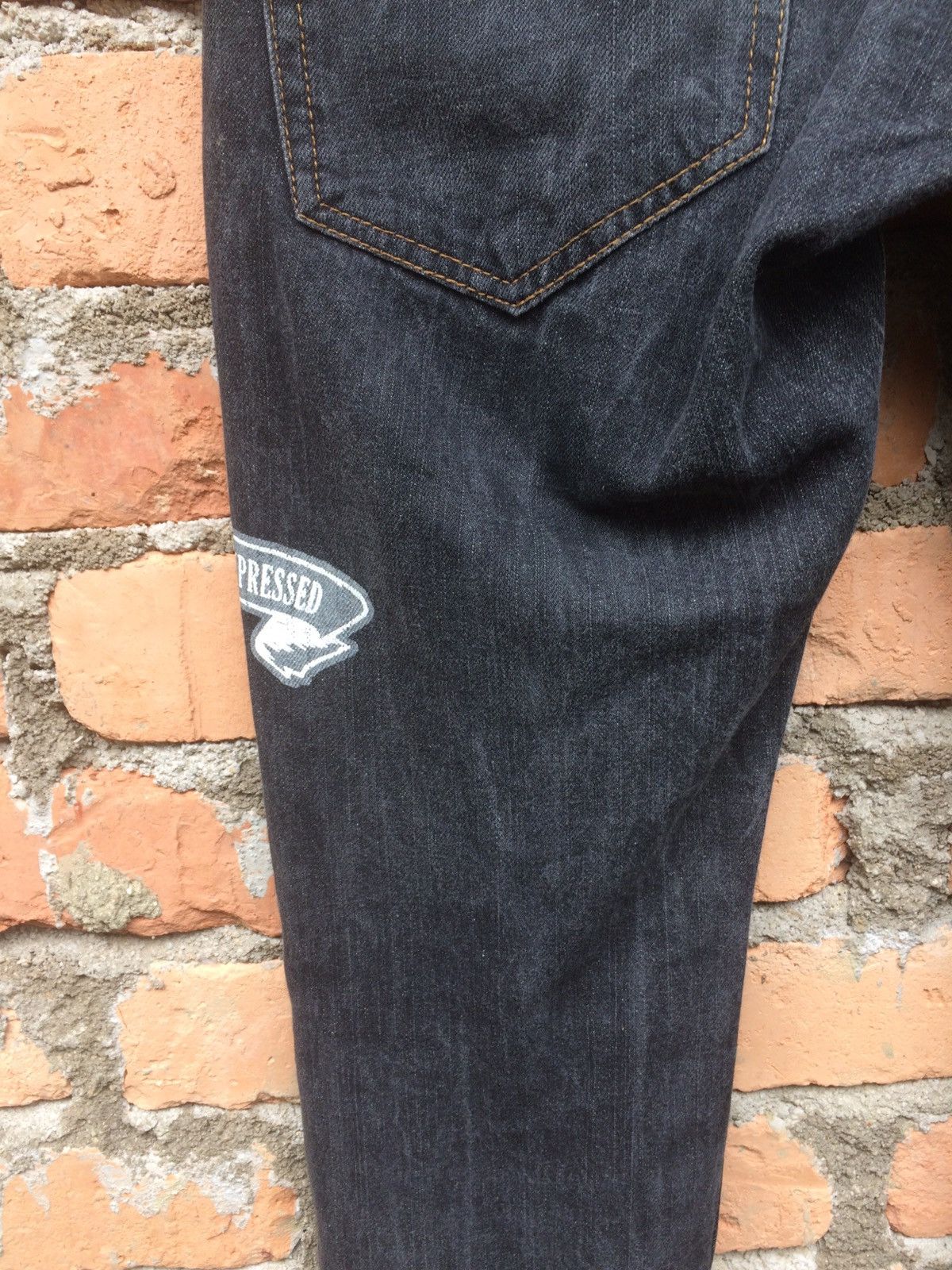 Japanese Brand Japanese Designer Wild Life Streatwear Style Denim Pant Size US 35 - 13 Thumbnail