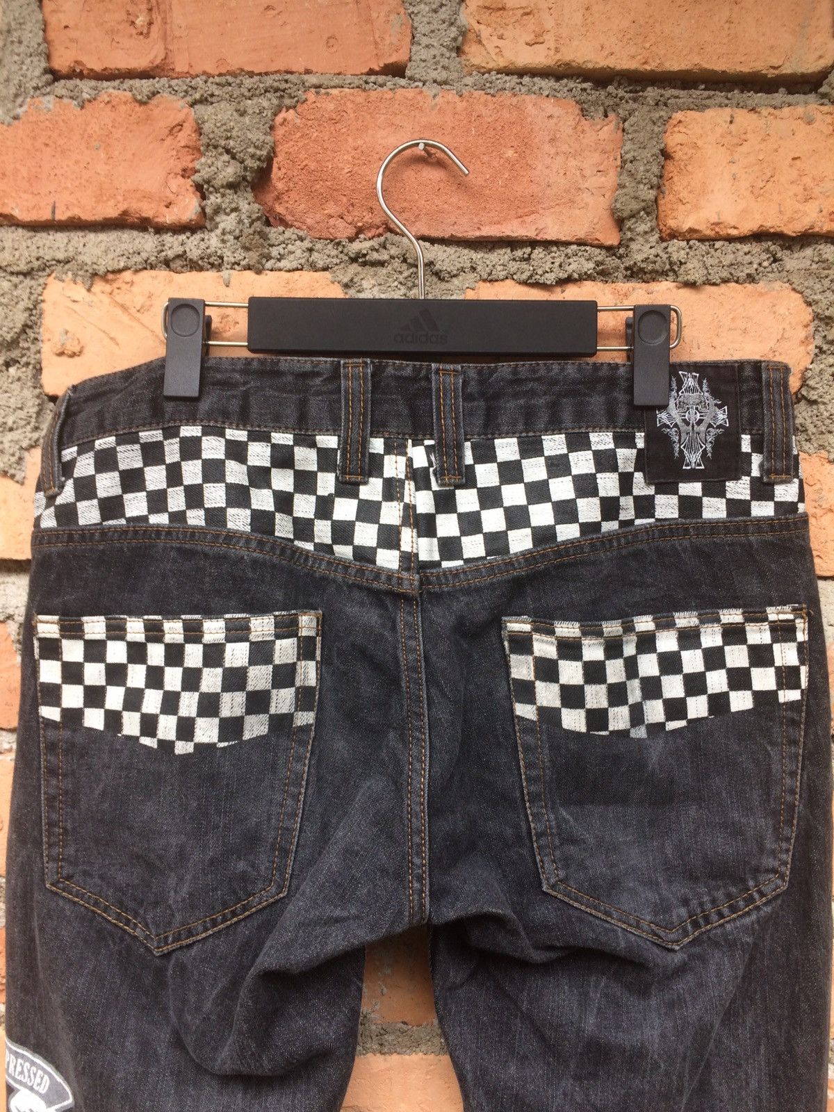 Japanese Brand Japanese Designer Wild Life Streatwear Style Denim Pant Size US 35 - 10 Thumbnail