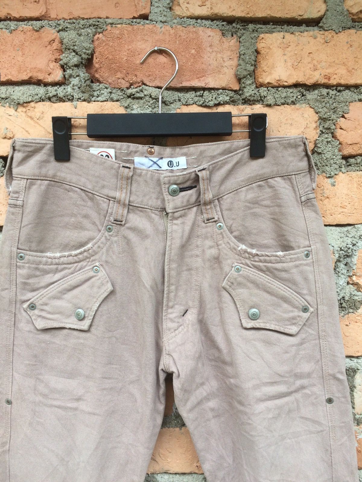 Japanese Brand Japanese Brand Steel Distressed Style Made in japan pant Size US 32 / EU 48 - 2 Thumbnail