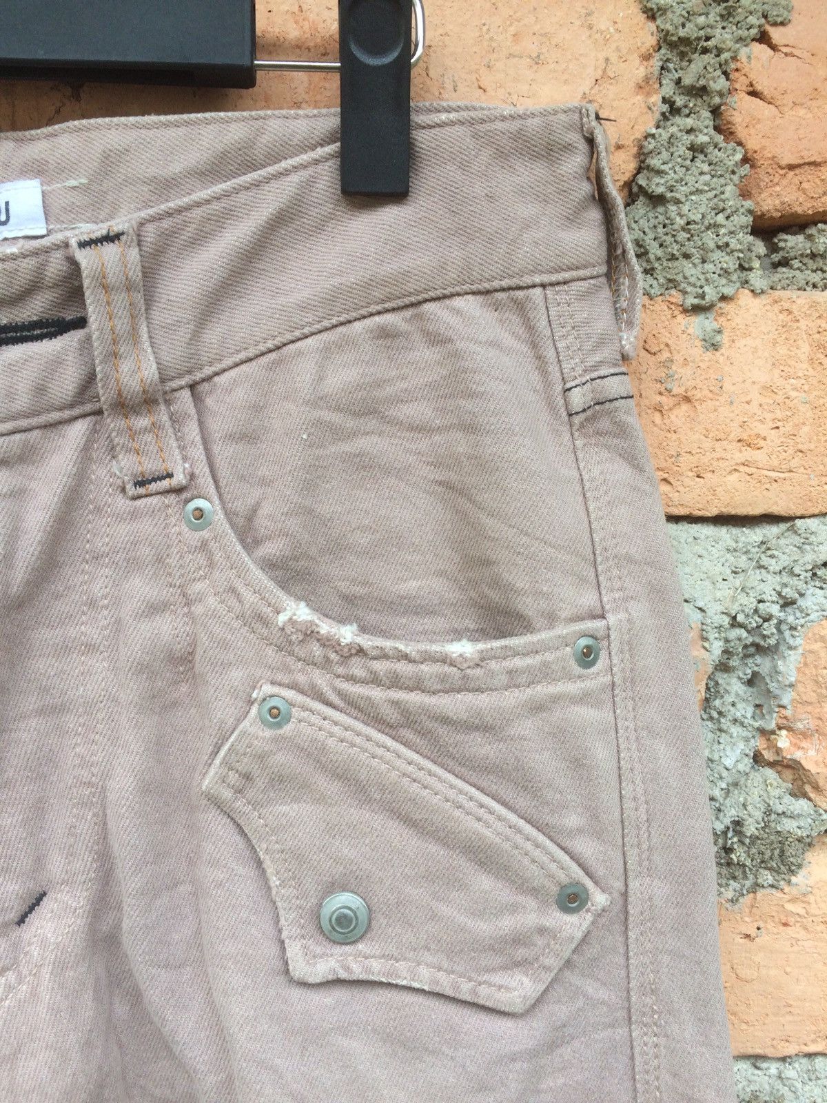 Japanese Brand Japanese Brand Steel Distressed Style Made in japan pant Size US 32 / EU 48 - 3 Thumbnail