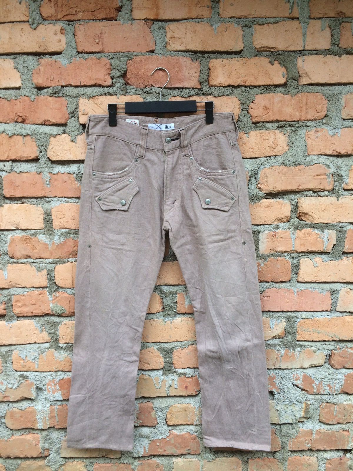 Japanese Brand Japanese Brand Steel Distressed Style Made in japan pant Size US 32 / EU 48 - 1 Thumbnail