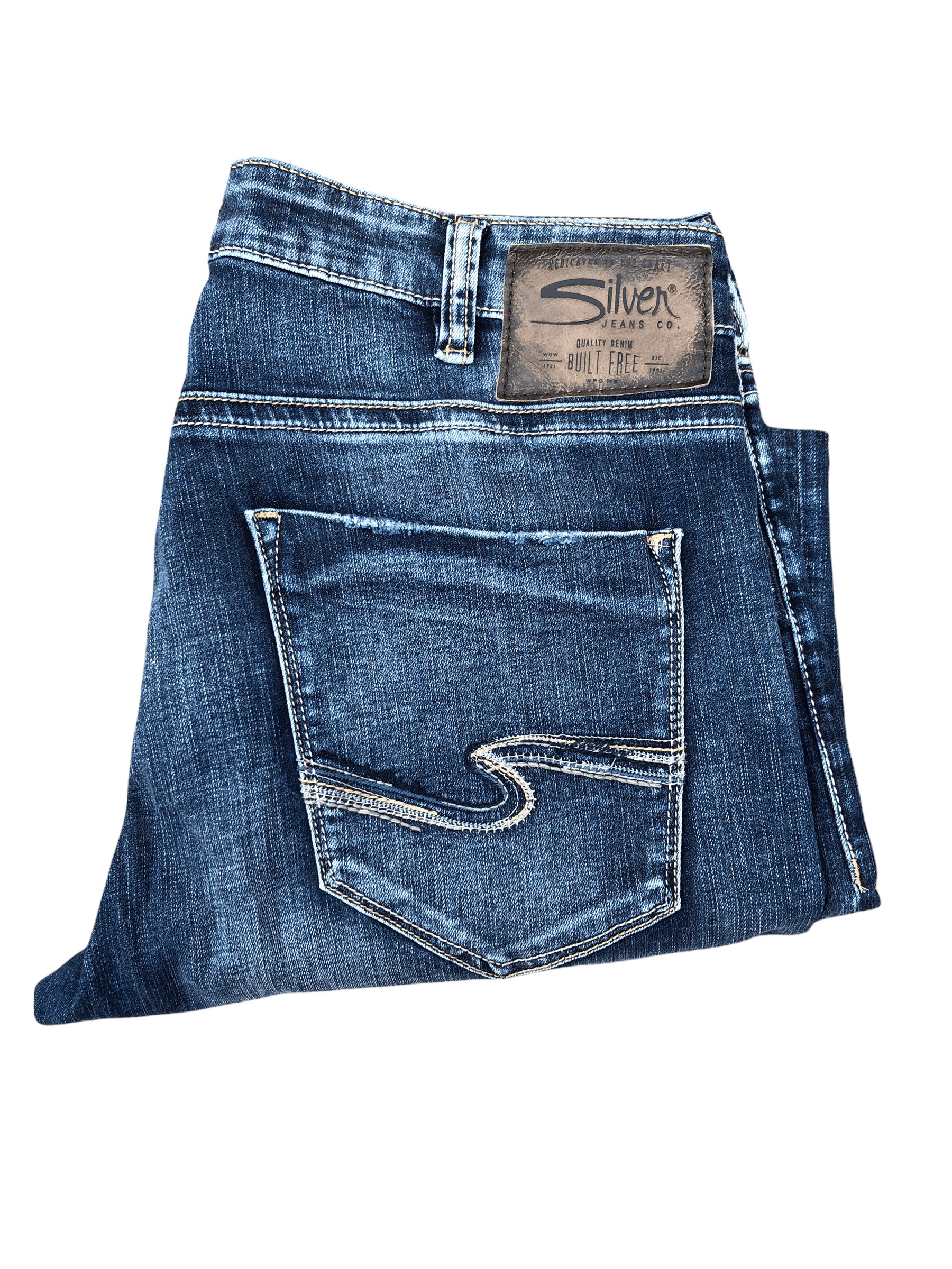 Vintage Silver Jeans Size 33 EDDIE Blue