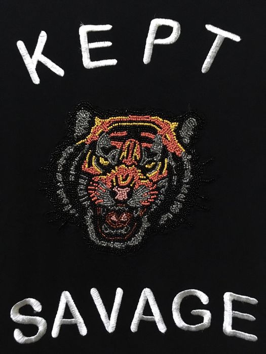 Zara Zara man kept savage tiger embroidered sweater Grailed