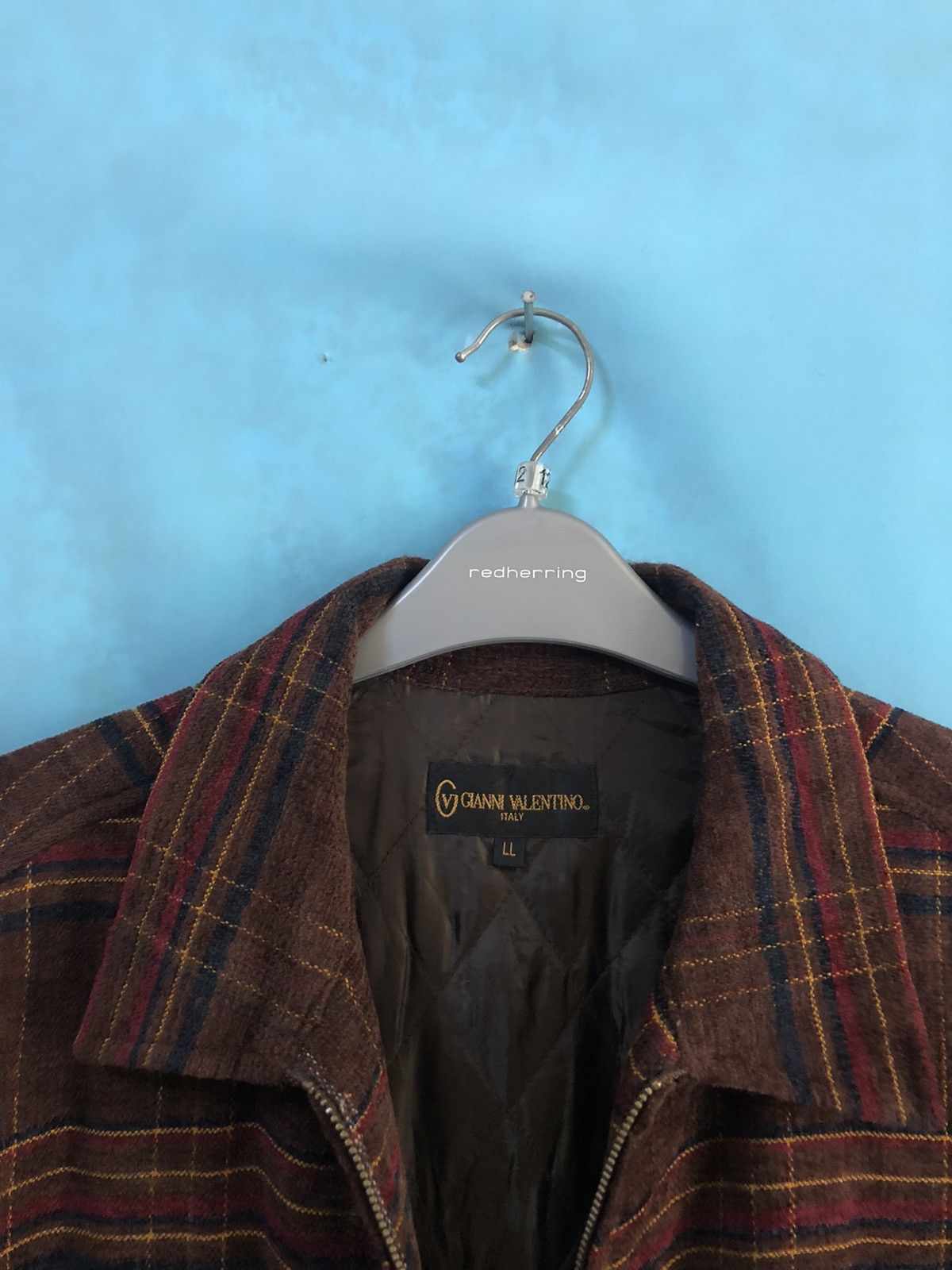 Other Gianni Valentino velvet tartan #A4 Size US XL / EU 56 / 4 - 5 Thumbnail