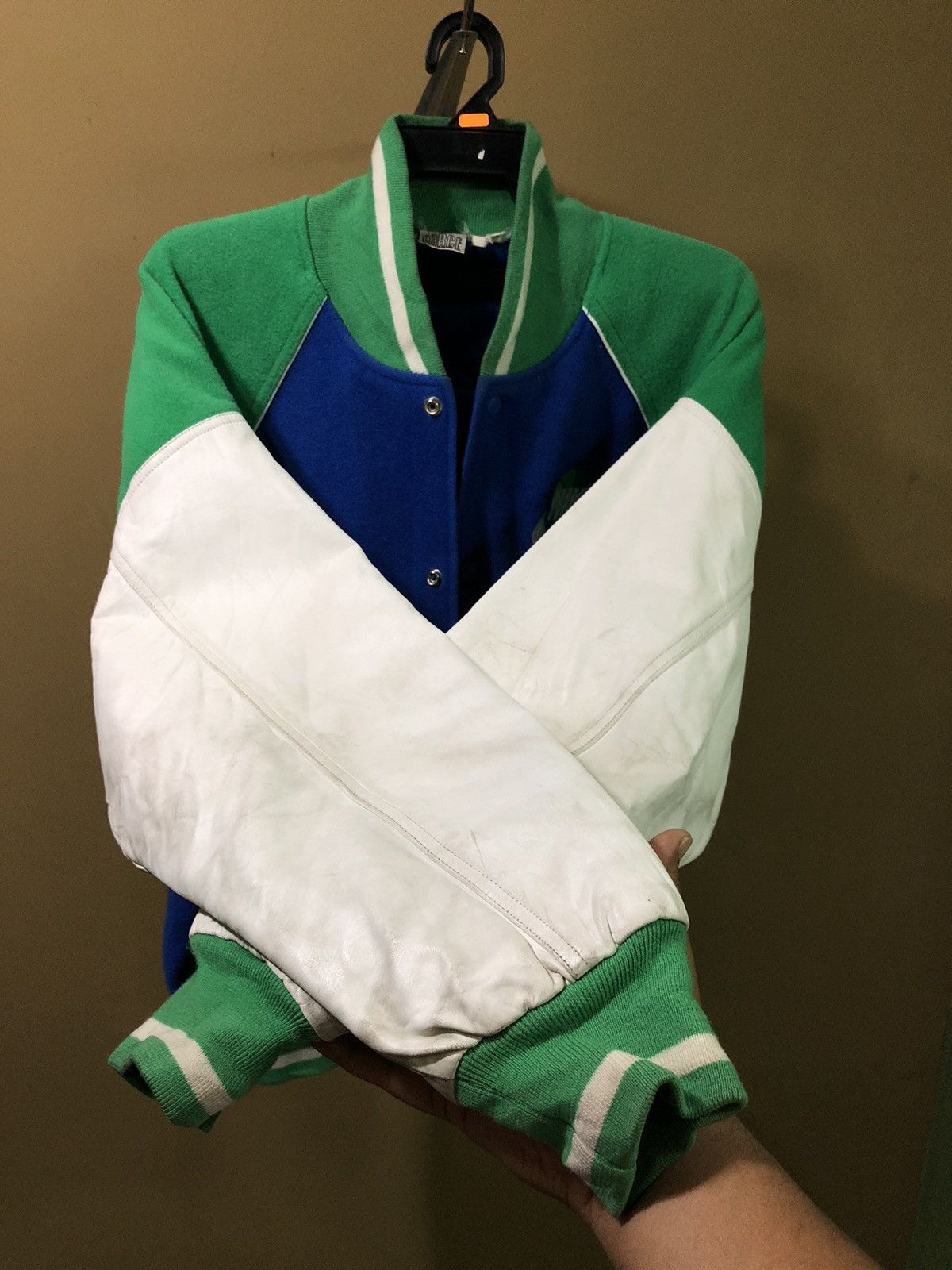 Nike × Vintage Vintage Nike Force Basketball Varsity Jacket Size US M / EU 48-50 / 2 - 6 Thumbnail