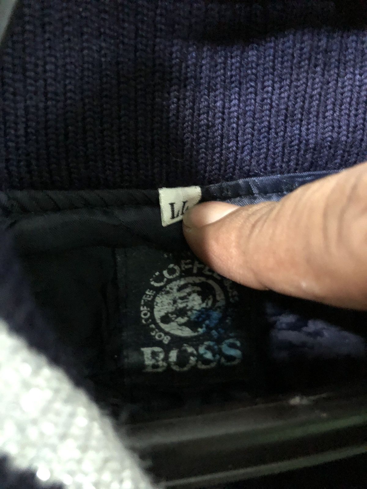 Vintage Vintage Suntory Coffee Boss Big Logo Varsity Jacket Size US L / EU 52-54 / 3 - 4 Thumbnail