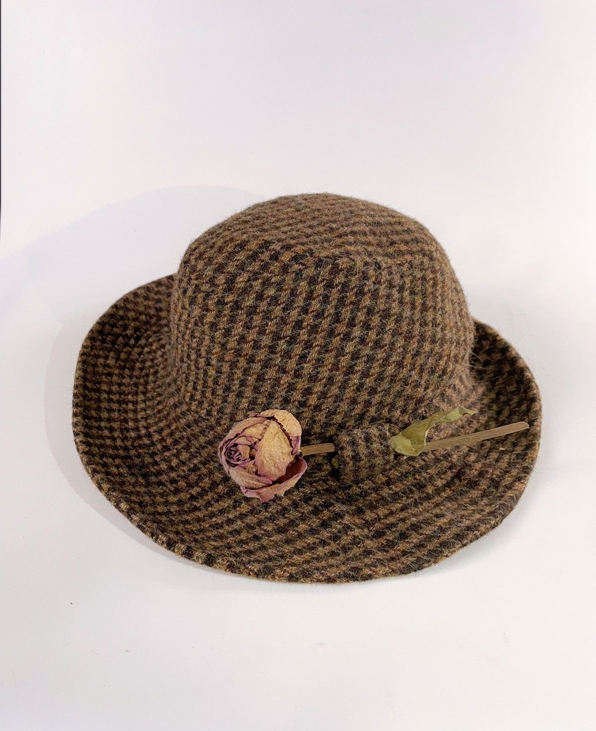 Polo Ralph Lauren Rugby Wool Tweed Bucket Hat Cap display picture 1