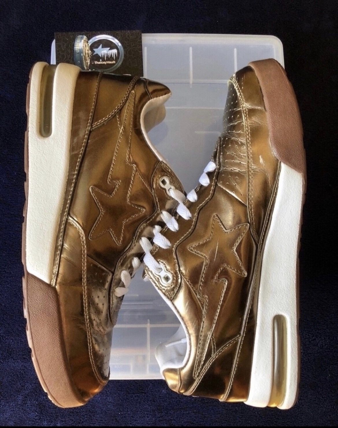 Bape Bape Gold Roadstas Size US 9.5 / EU 42-43 - 2 Thumbnail