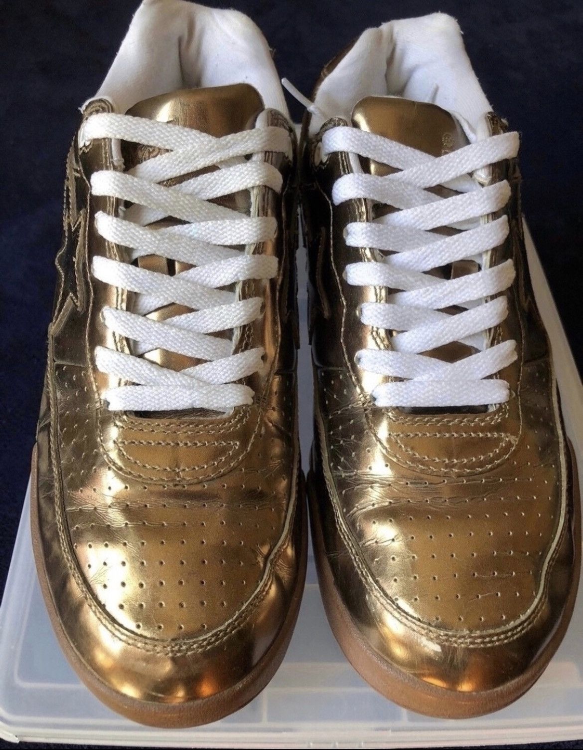 Bape Bape Gold Roadstas Size US 9.5 / EU 42-43 - 5 Thumbnail