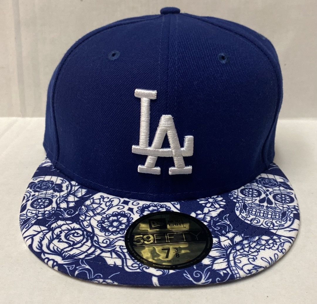 New Era New Era 59fifty LA Dodgers 'Day of the Dead' Hat Size: 7 3/8 ...