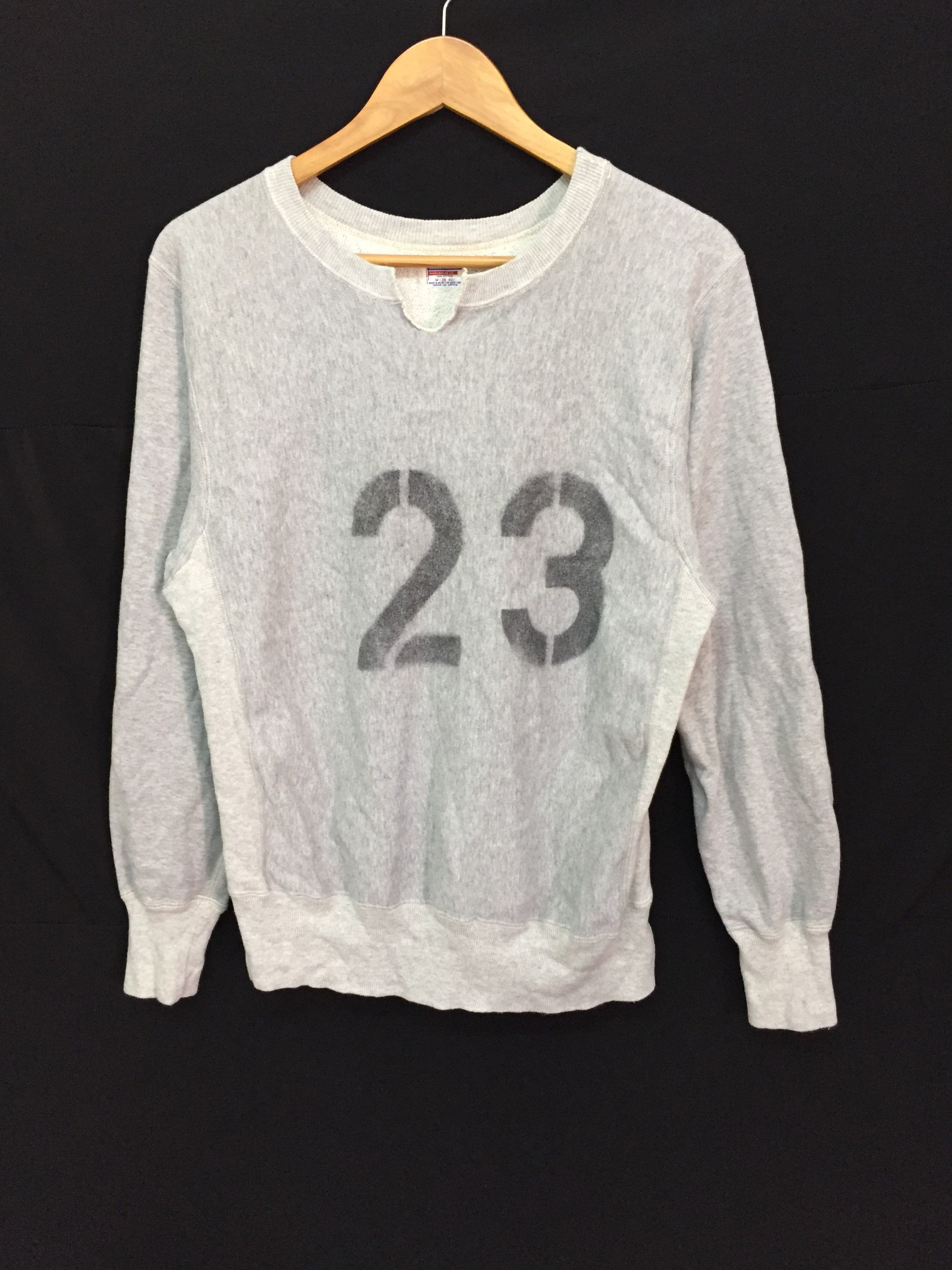 image of Distressed Denim x Warehouse 23 Prison Distressed Sweatshirt in Grey, Men's (Size Medium)