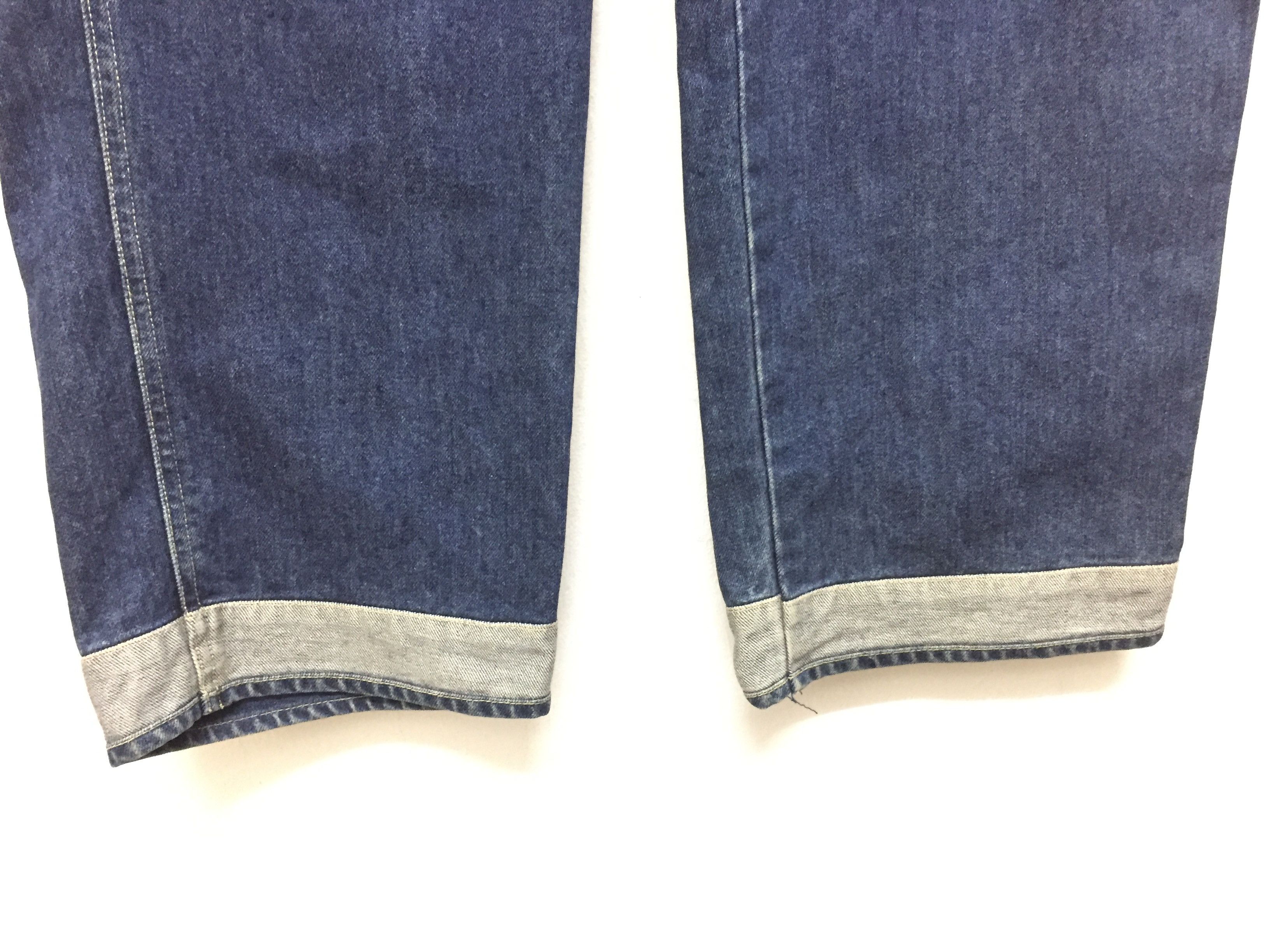 realmad HECTIC 90's Mad HECTIC Contra Stitch Double Knee baggy Raw Denim Size US 33 - 5 Thumbnail