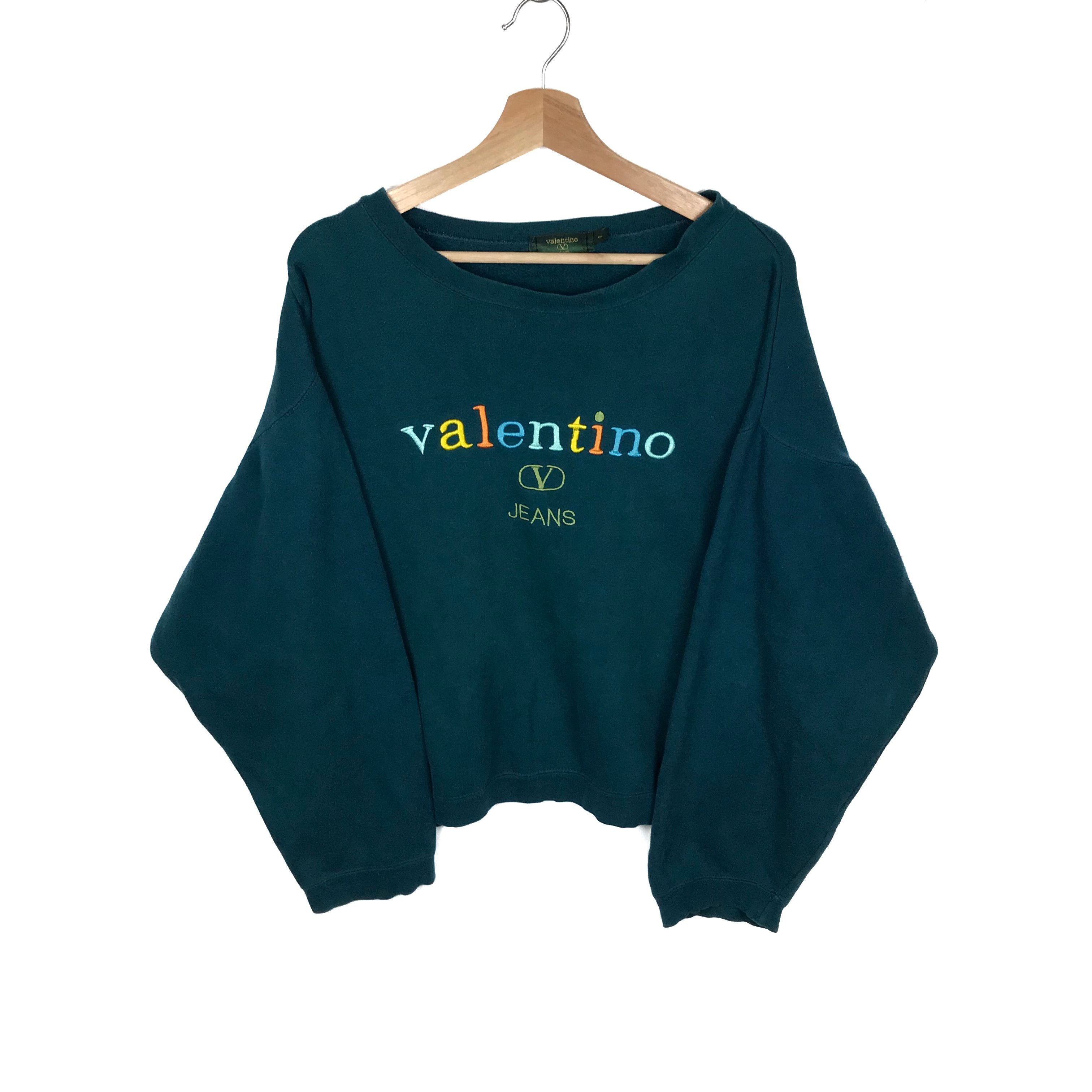 Valentino Vintage Valentino Embroidered Spell Sweatshirt Size US L / EU 52-54 / 3 - 1 Thumbnail