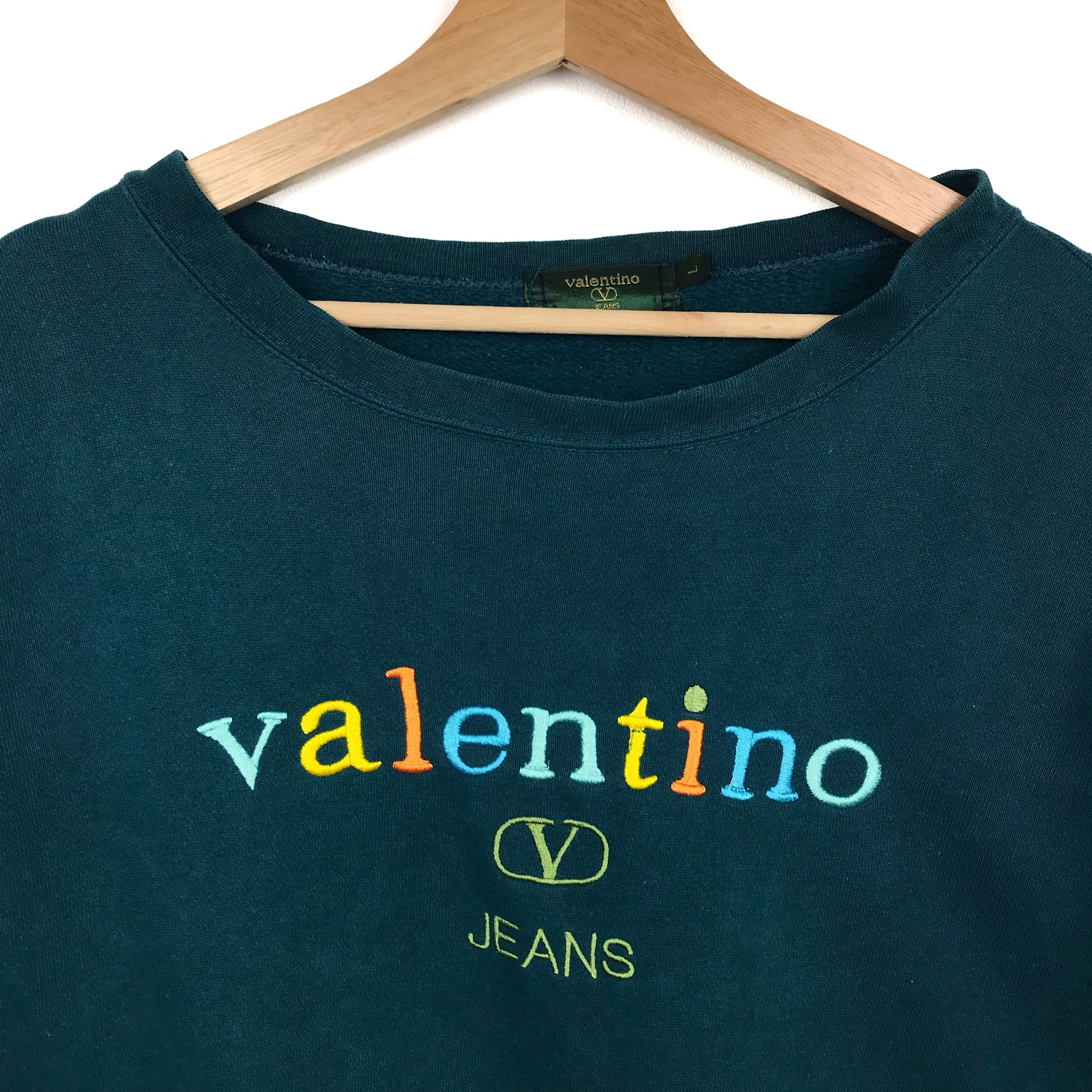 Valentino Vintage Valentino Embroidered Spell Sweatshirt Size US L / EU 52-54 / 3 - 2 Thumbnail