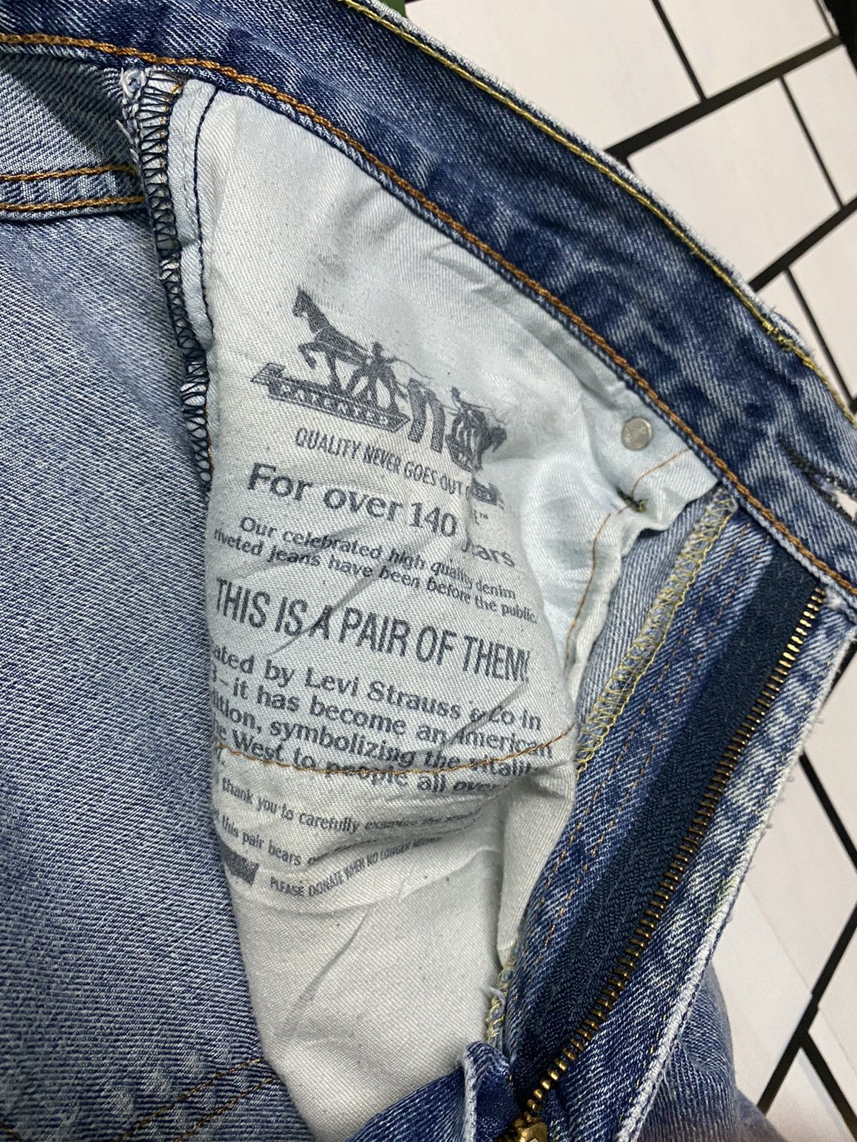 Levi's × Levi's Vintage Clothing × Vintage Vintage Levis Blue Jeans -L25 Size US 34 / EU 50 - 18 Thumbnail