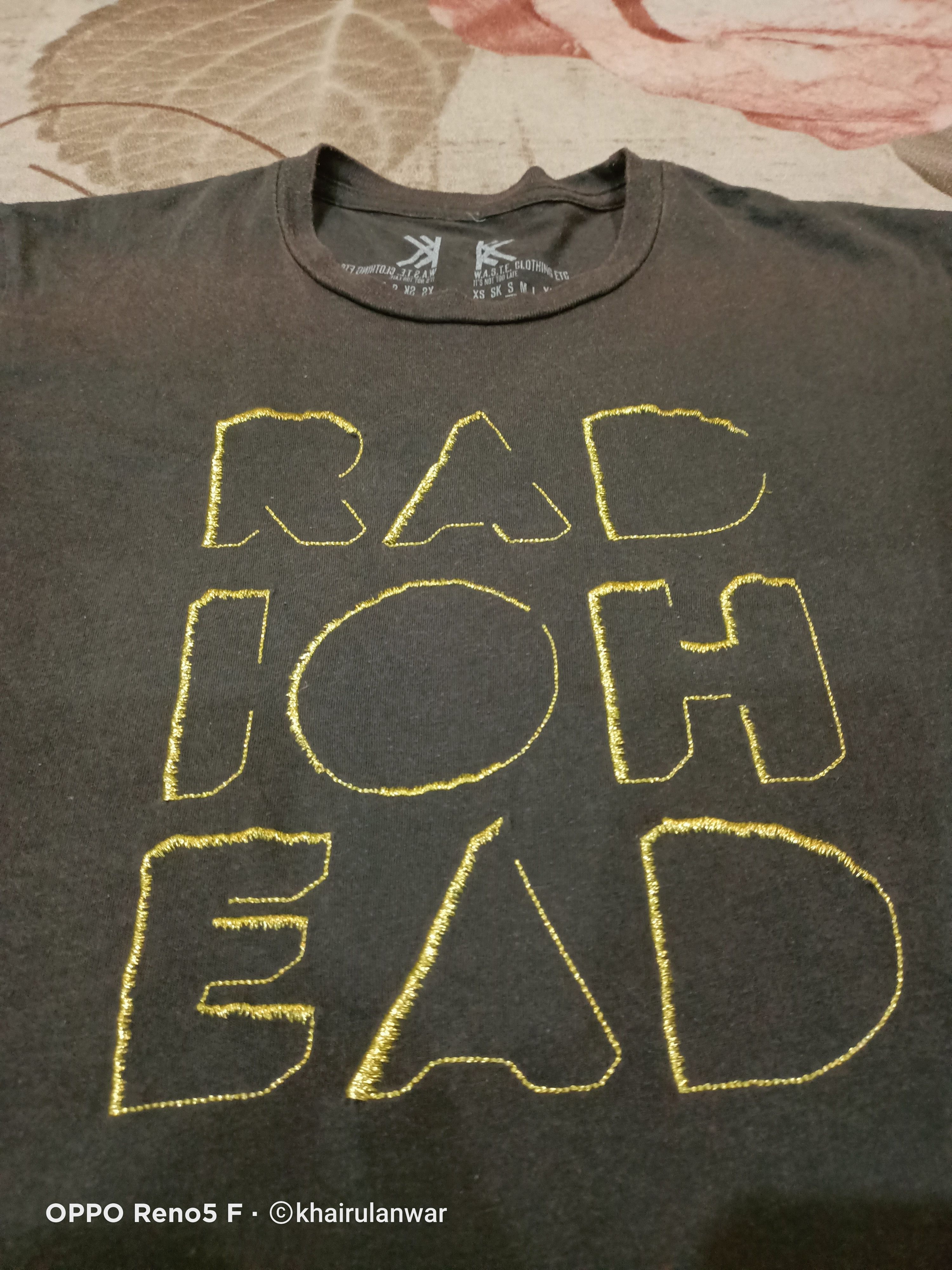Band Tees radiohead x band x vintage Size US S / EU 44-46 / 1 - 2 Thumbnail