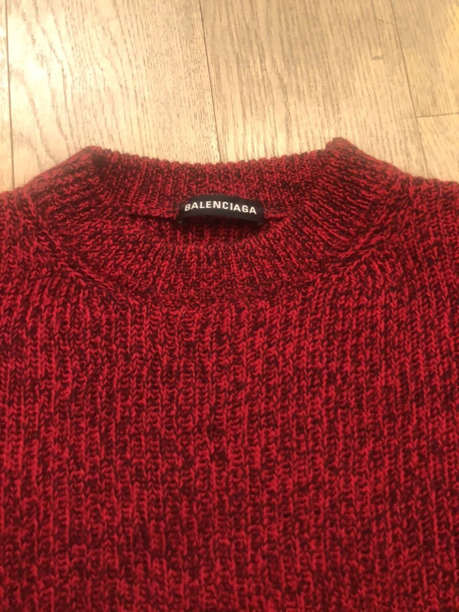 Balenciaga Melange oversize sweater Size US M / EU 48-50 / 2 - 3 Thumbnail