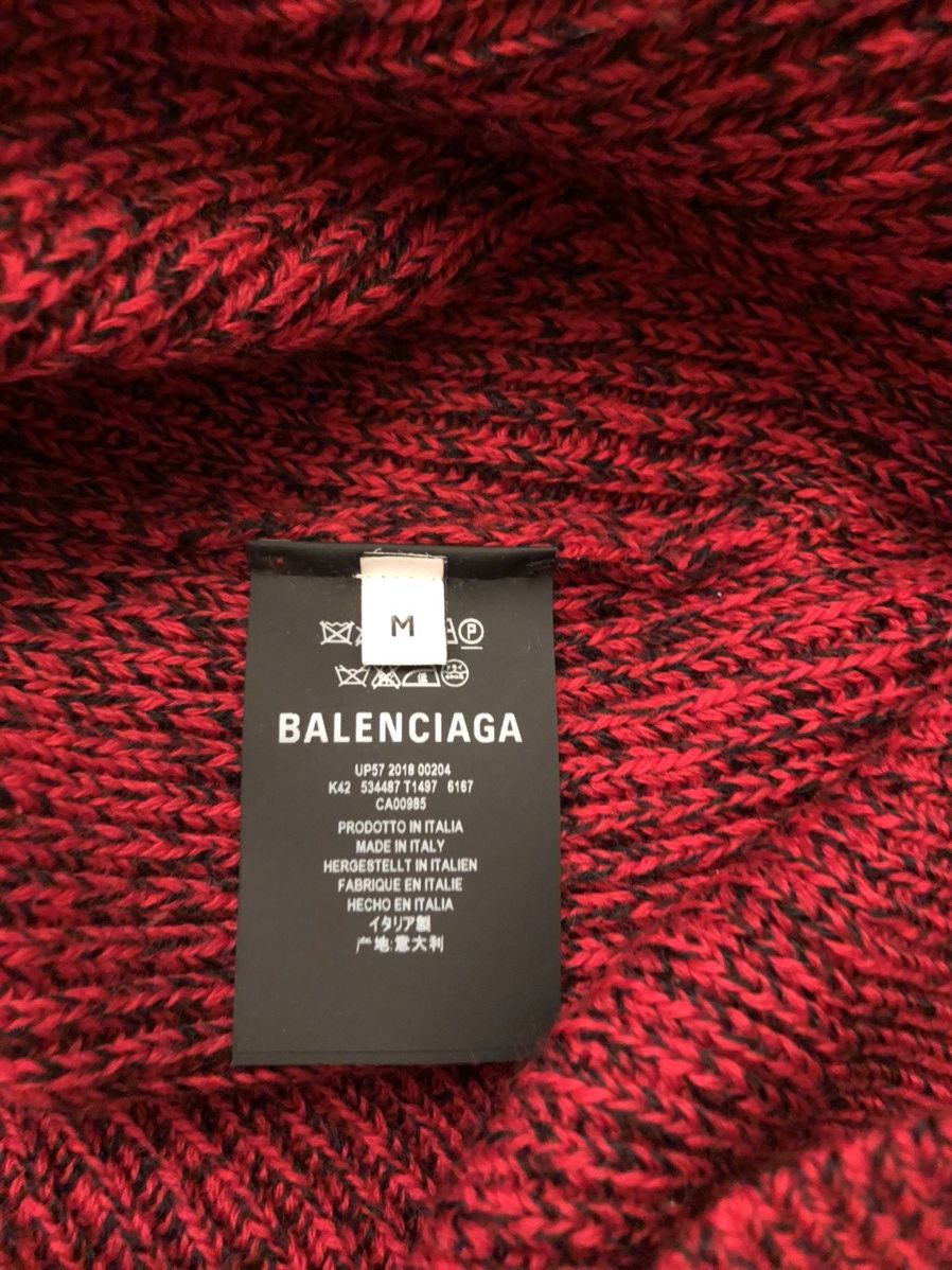 Balenciaga Melange oversize sweater Size US M / EU 48-50 / 2 - 2 Thumbnail