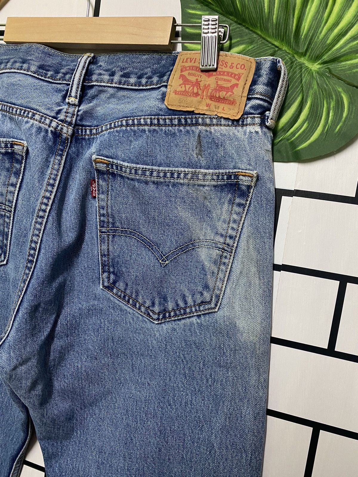 Levi's Vintage Levis 505 Distressed Dirty Jean - L26 Size US 34 / EU 50 - 9 Thumbnail
