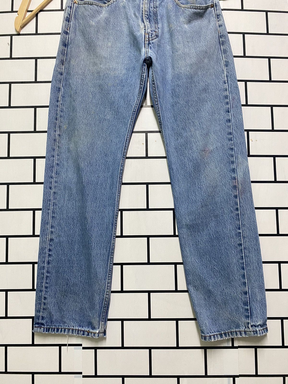 Levi's Vintage Levis 505 Distressed Dirty Jean - L26 Size US 34 / EU 50 - 3 Thumbnail