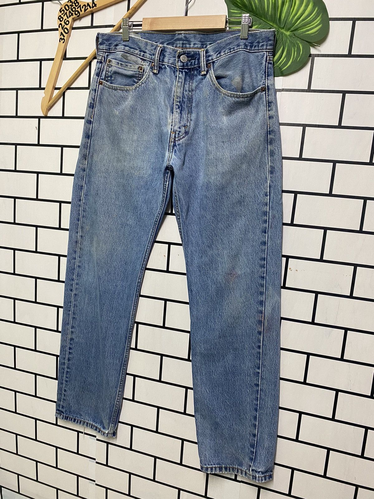 Levi's Vintage Levis 505 Distressed Dirty Jean - L26 Size US 34 / EU 50 - 6 Thumbnail