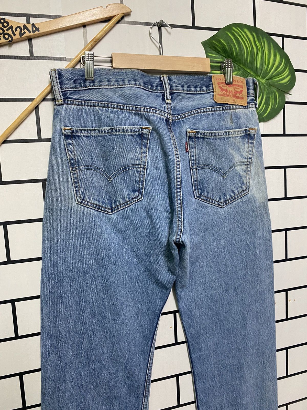 Levi's Vintage Levis 505 Distressed Dirty Jean - L26 Size US 34 / EU 50 - 10 Thumbnail