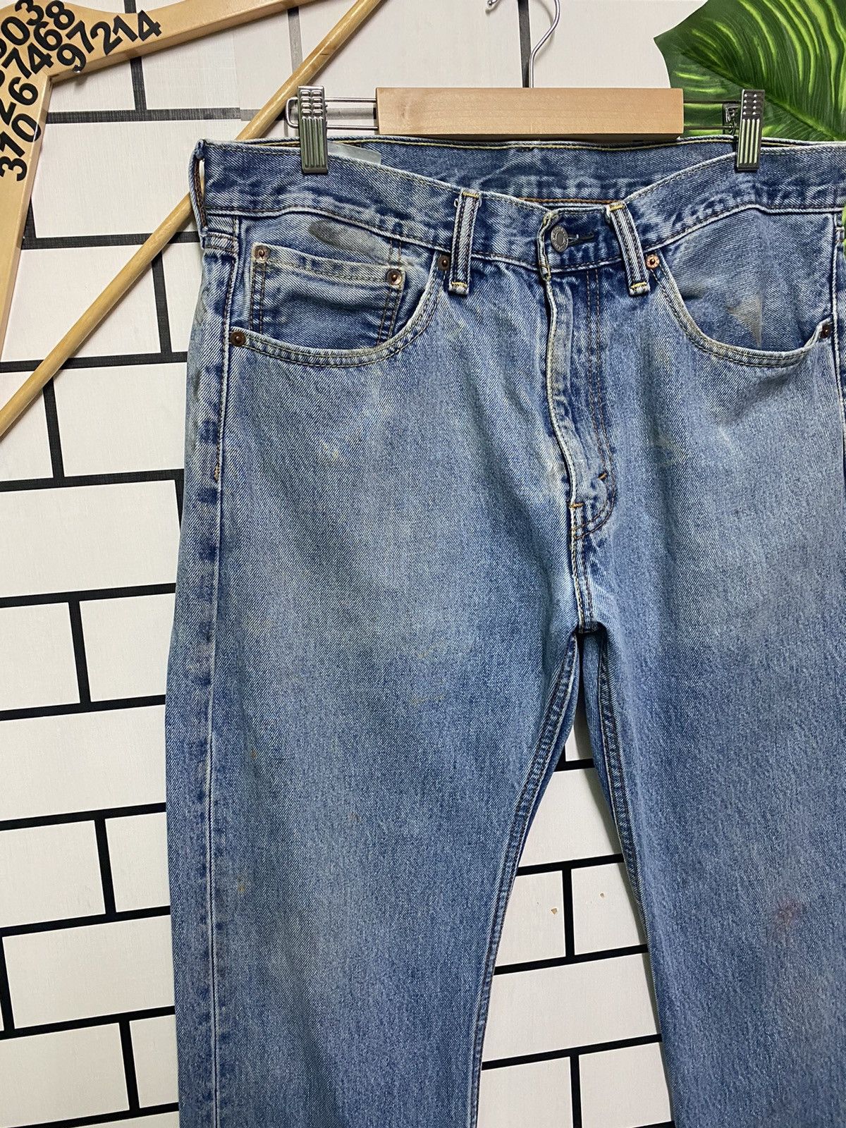 Levi's Vintage Levis 505 Distressed Dirty Jean - L26 Size US 34 / EU 50 - 4 Thumbnail