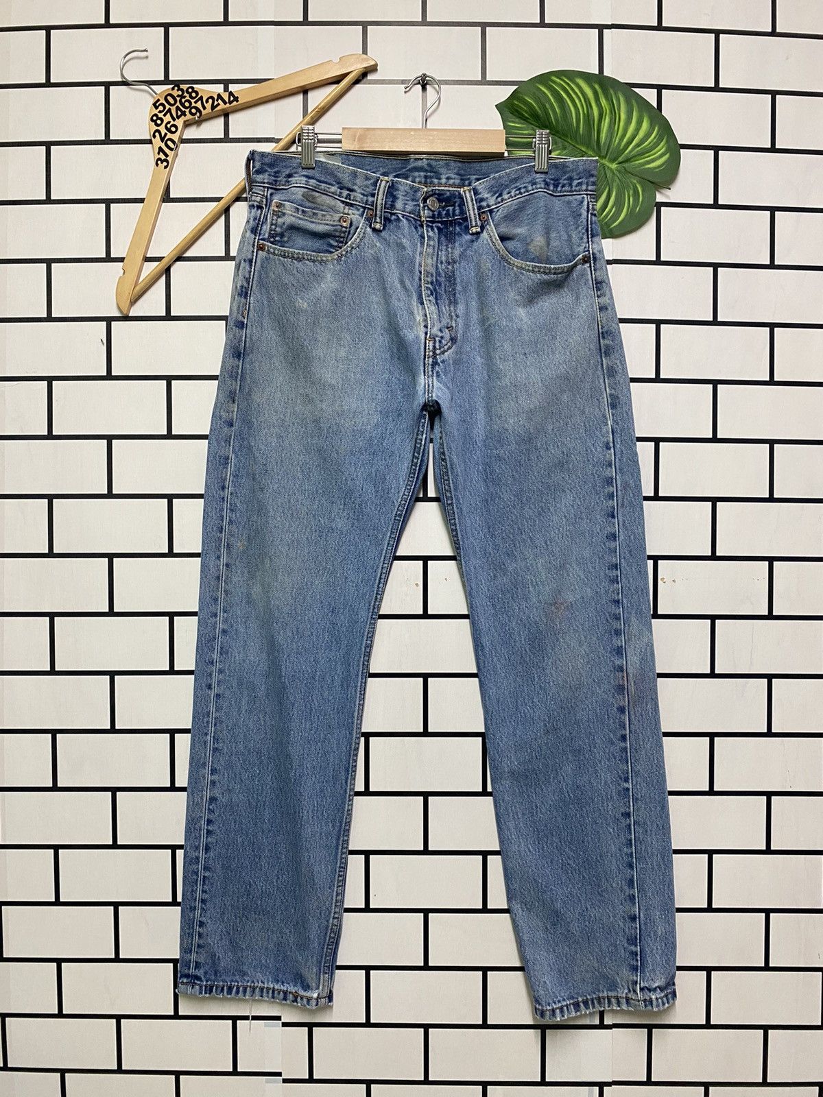 Levi's Vintage Levis 505 Distressed Dirty Jean - L26 Size US 34 / EU 50 - 1 Thumbnail