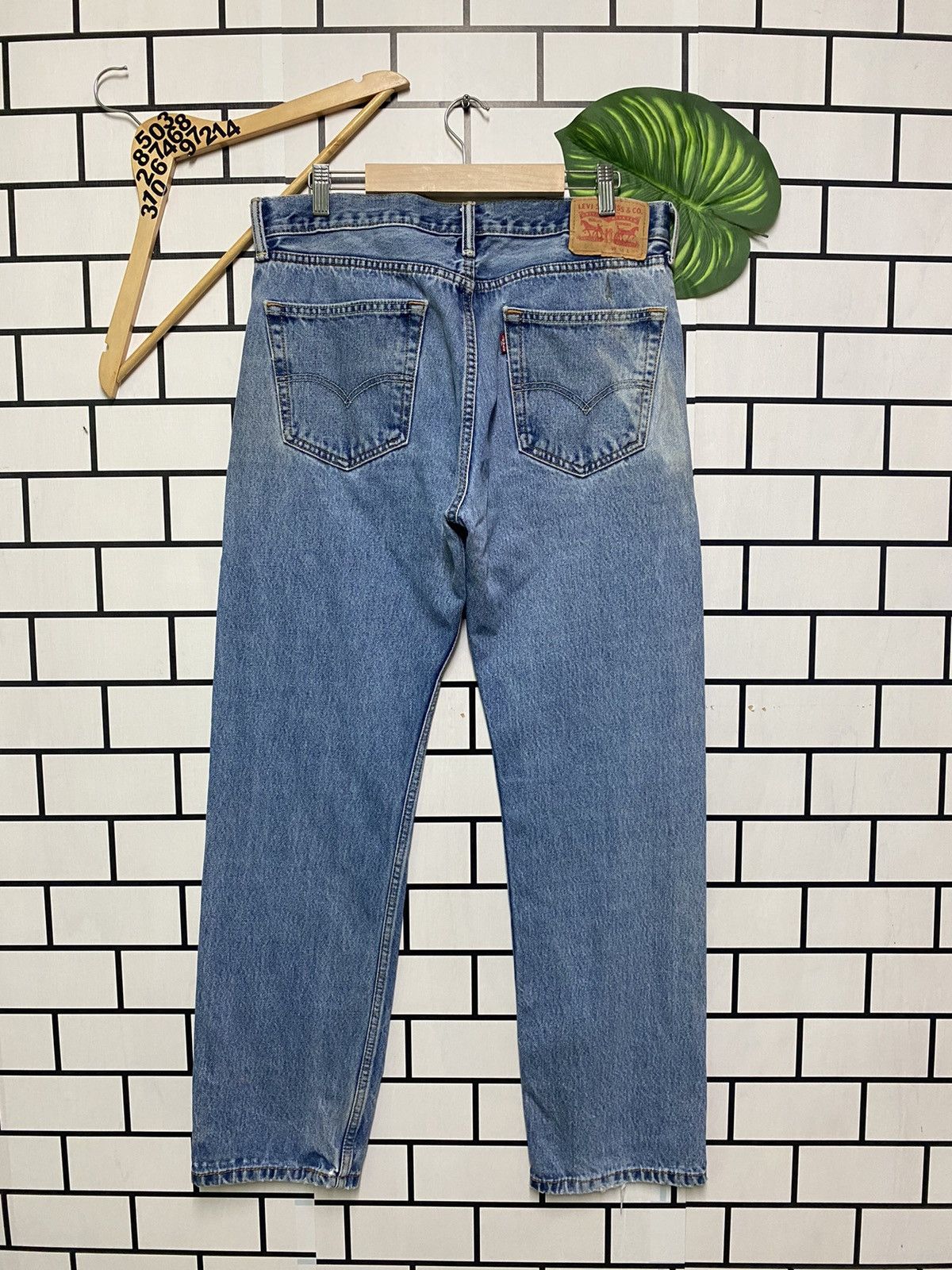 Levi's Vintage Levis 505 Distressed Dirty Jean - L26 Size US 34 / EU 50 - 2 Thumbnail