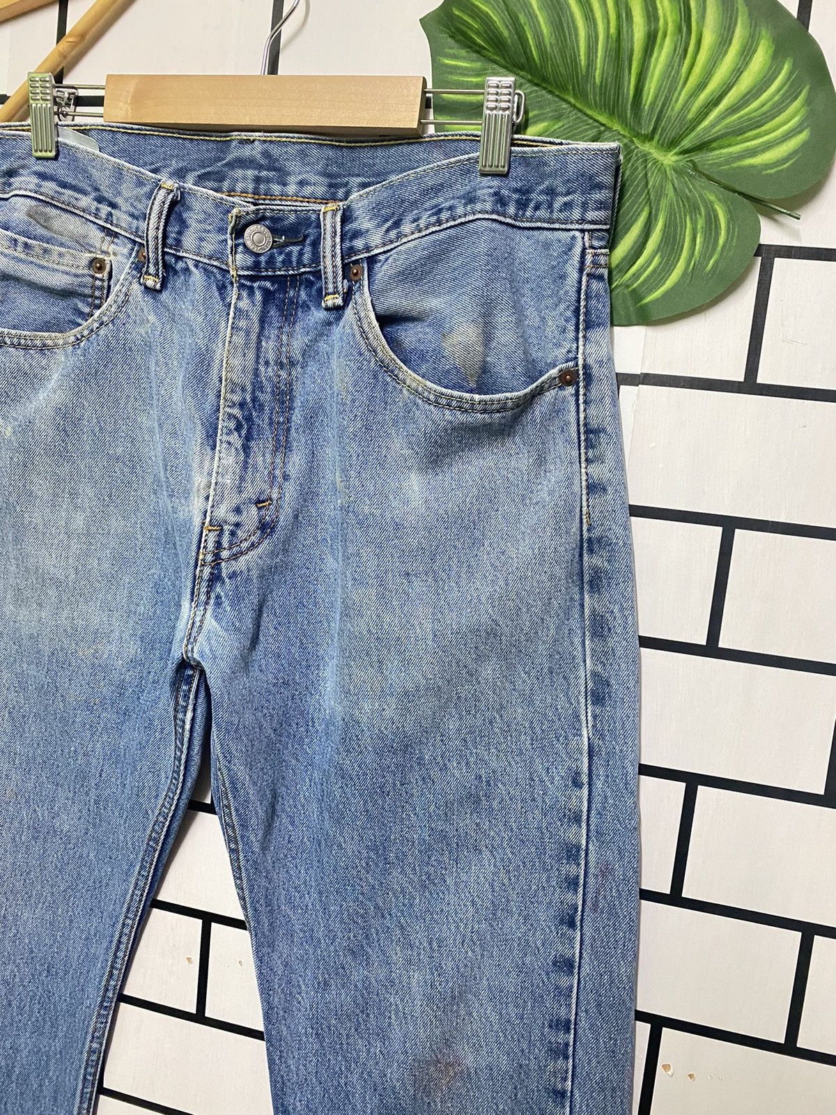 Levi's Vintage Levis 505 Distressed Dirty Jean - L26 Size US 34 / EU 50 - 5 Thumbnail