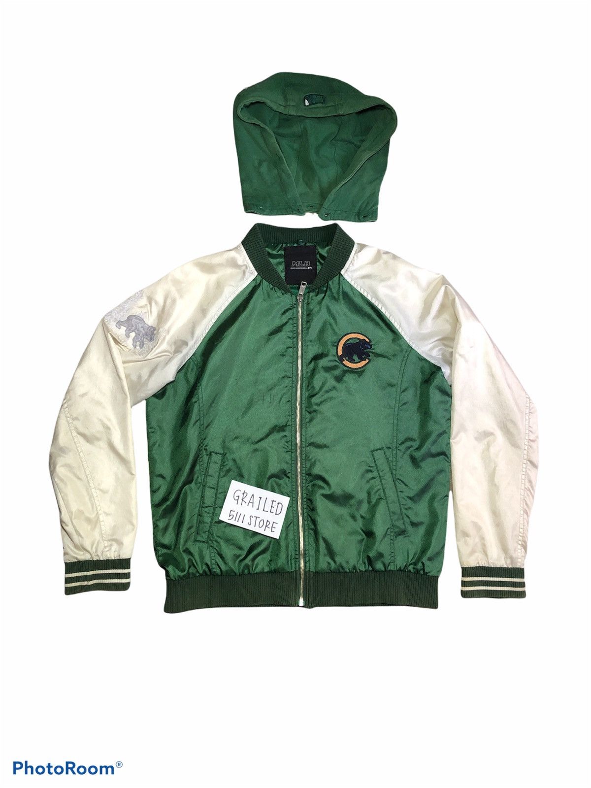 MLB × Vintage CHICAGO CUBS BEAR MLB Zipper Jacket Size US M / EU 48-50 / 2 - 1 Thumbnail