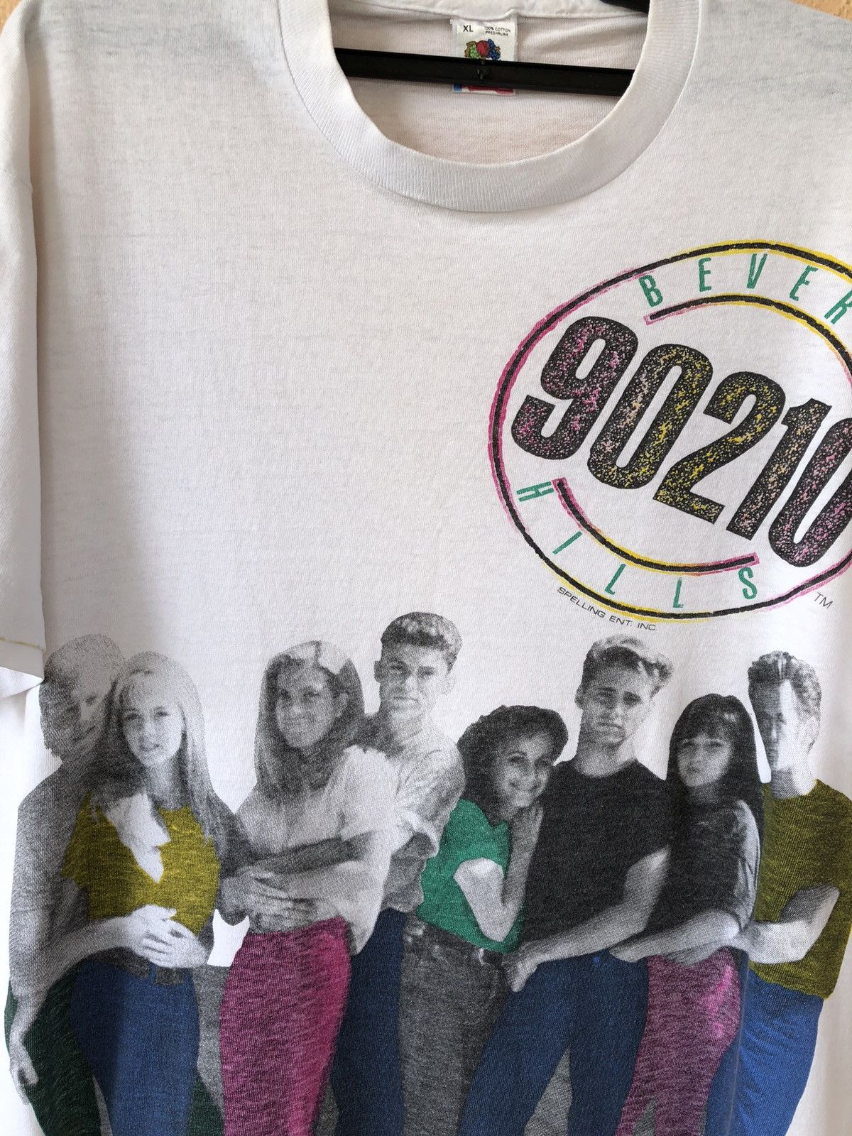 Vintage Vintage 90s BEVERLY HILLS 90210 TV Series Promo Tee Size US XL / EU 56 / 4 - 5 Thumbnail