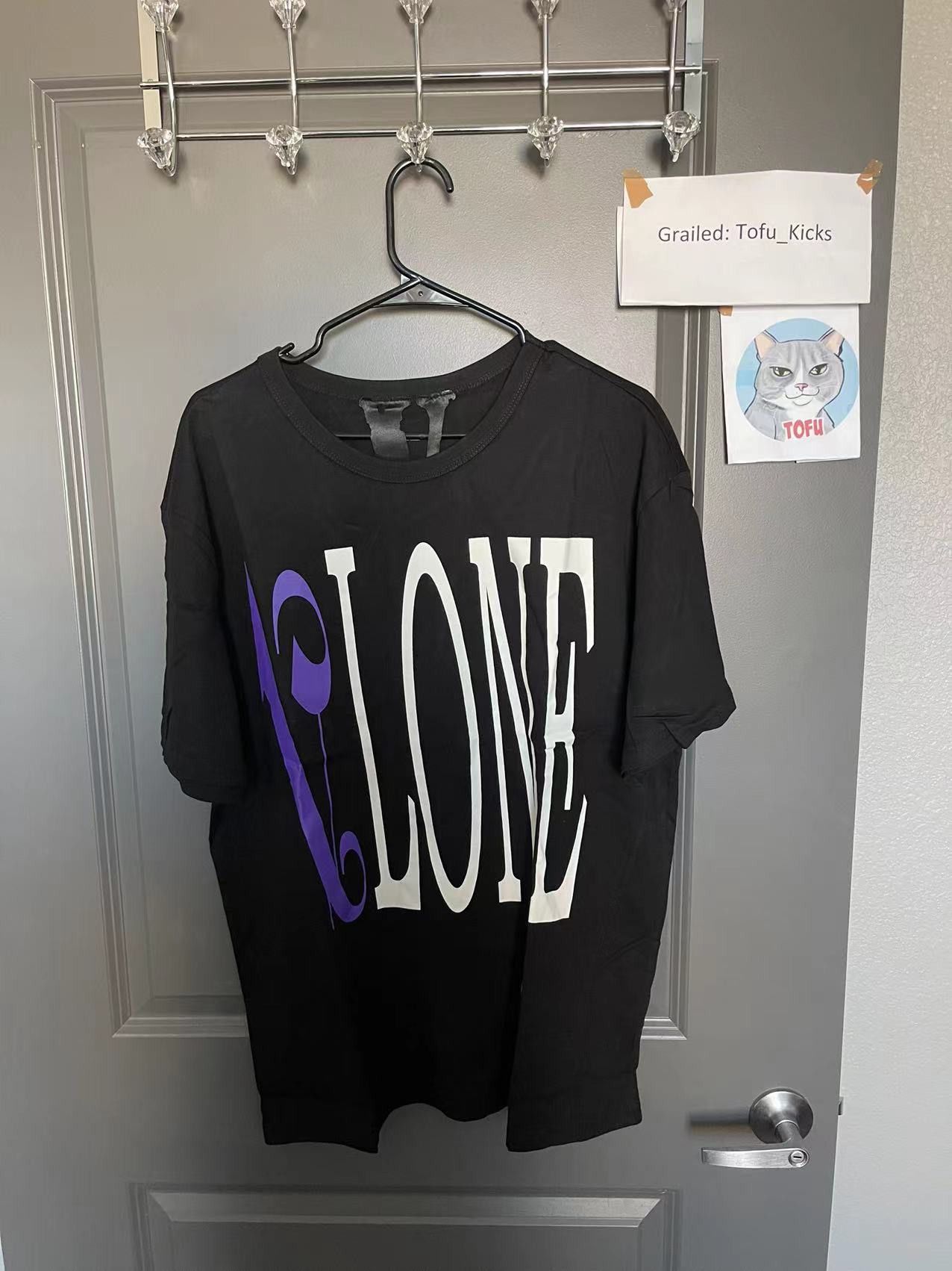 Vlone x Palm Angels T-Shirt Black/Purple